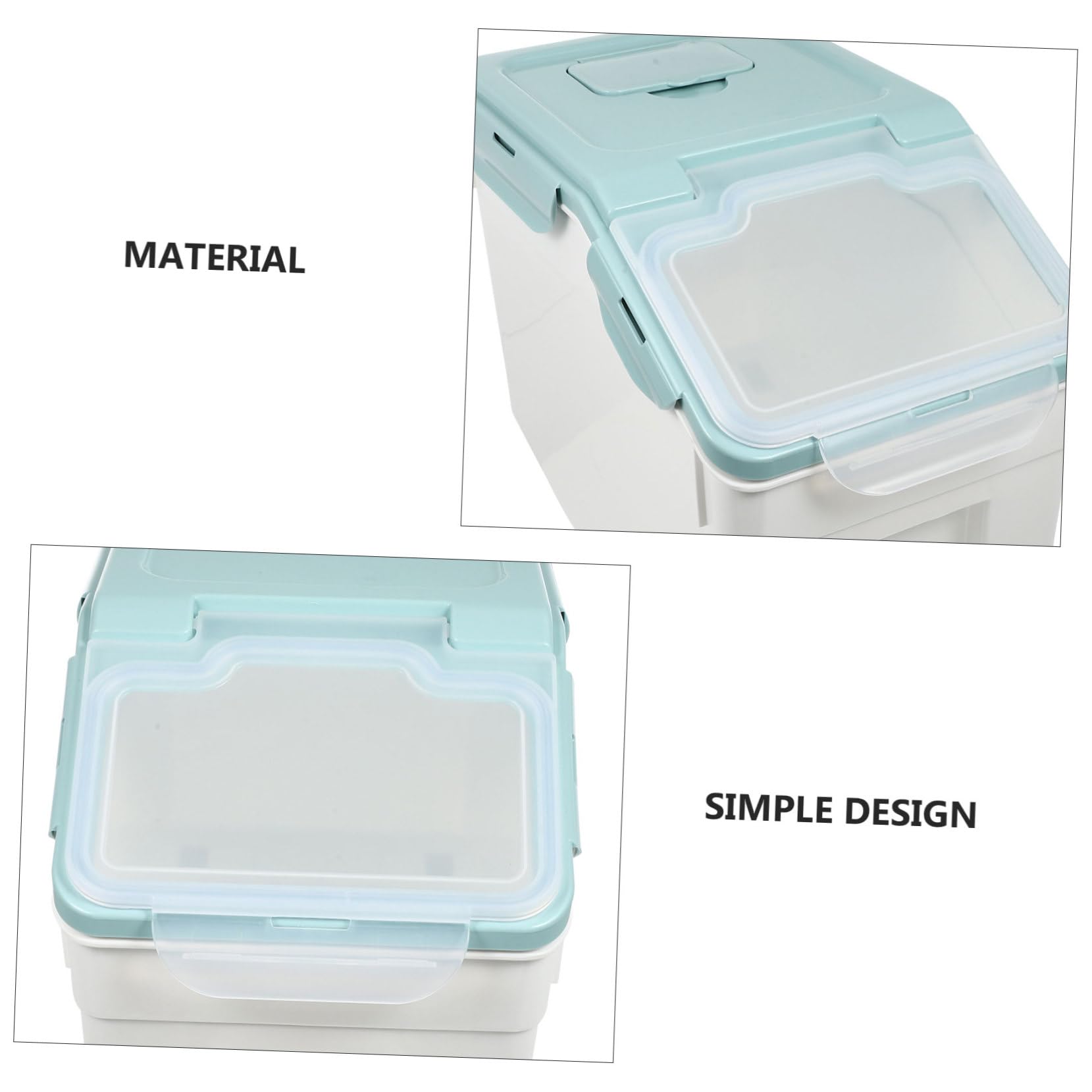 1pc Airtight Pet Food Storage Bucket with Lid - Dog & Cat Food Container, Treat Dispenser, Grain Storage Bin - BPA-Free PP Plastic for Freshness - Perfect for Kitchen, Pantry, Travel & Pet Feeding Station