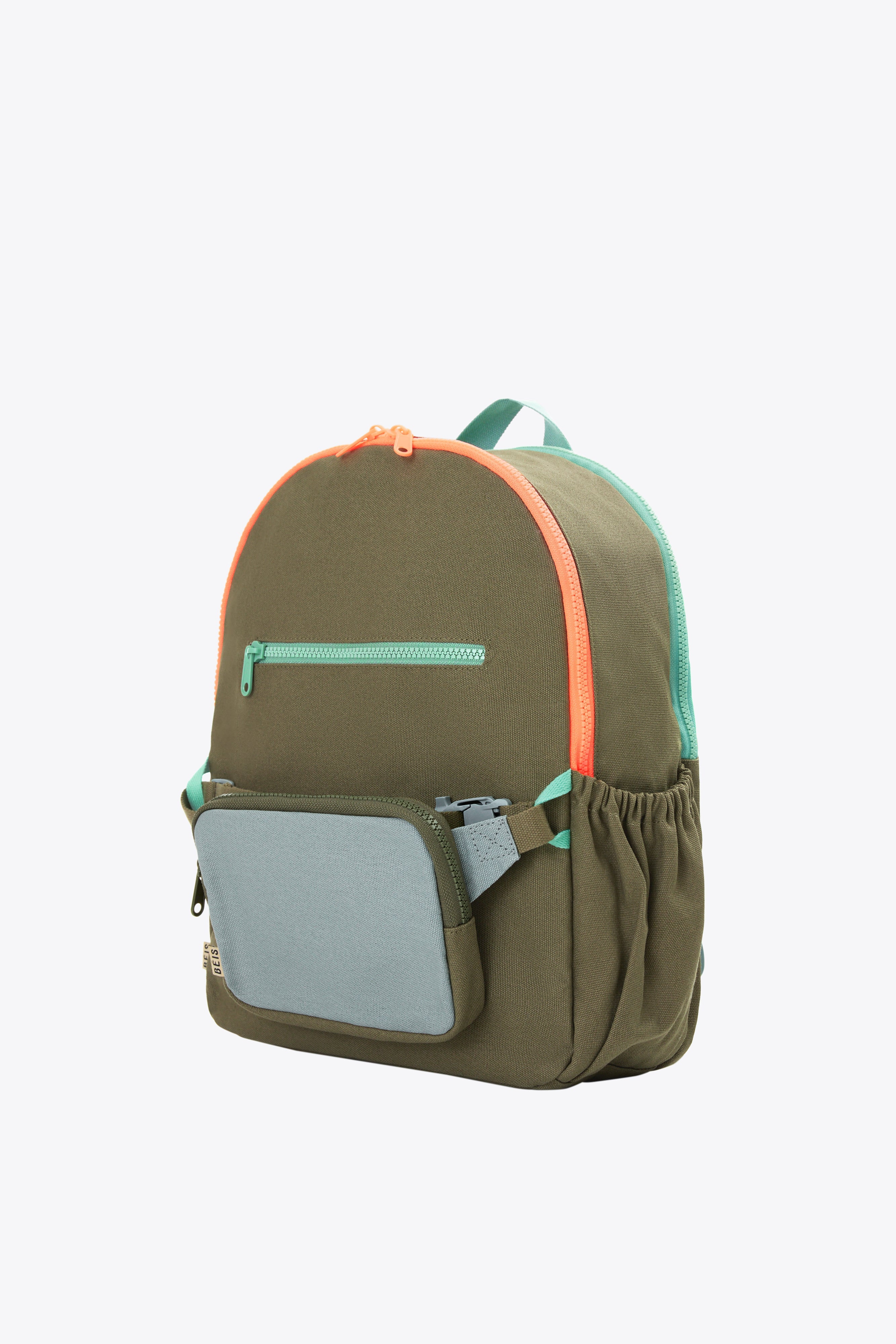 Kids Backpack in Olive Green - Durable School Backpack for Boys & Girls - Perfect for School, Travel & Outdoor Adventures