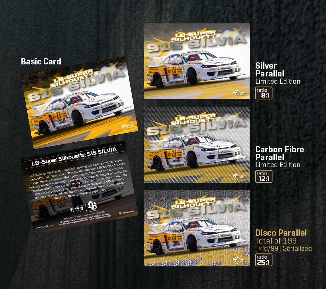 Liberty Walk Vol.1 Tarmac Cards Event Special Pack - Premium Collectible Trading Cards for Car Enthusiasts | Perfect for Gifts, Collections & Racing Events