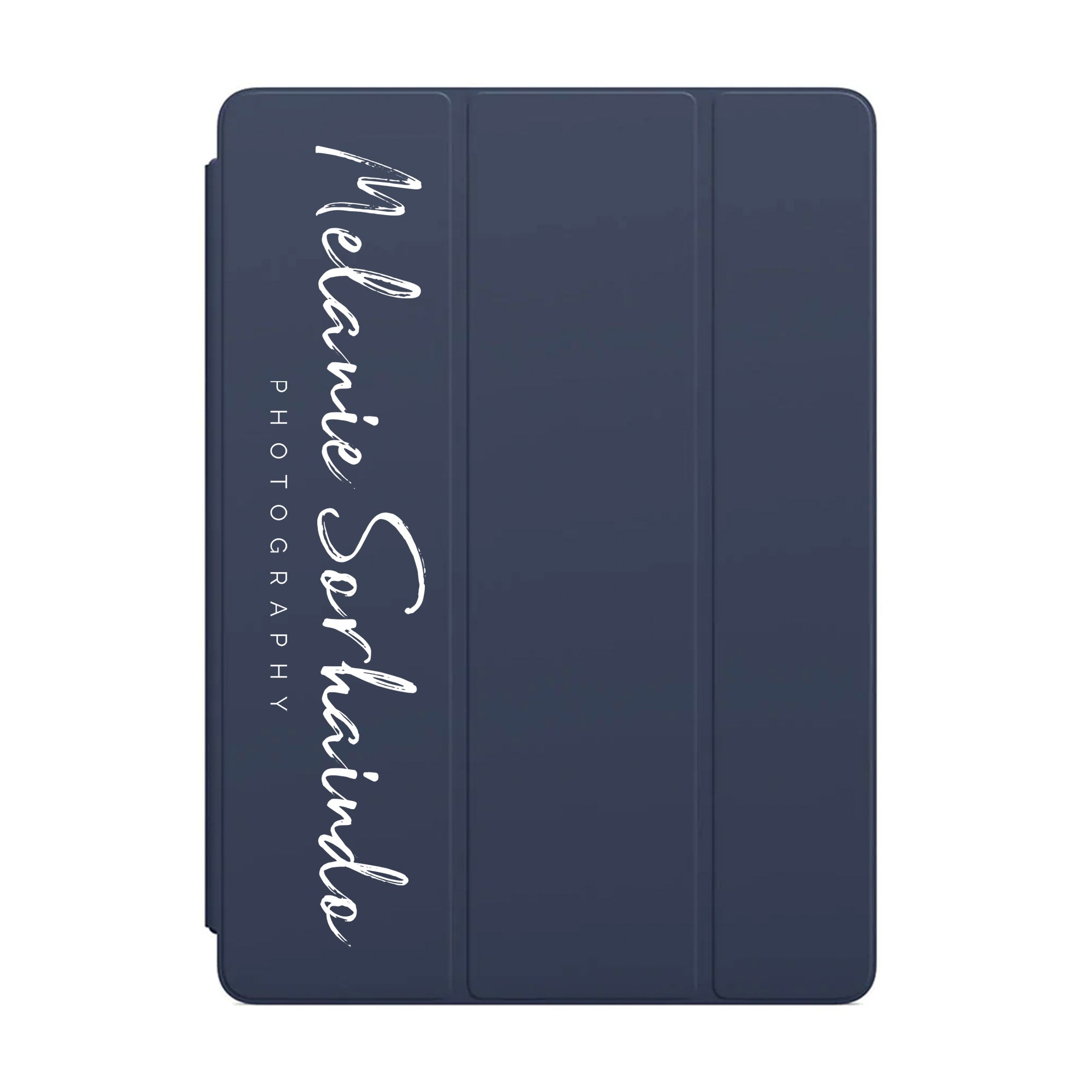 Premium iPad Trifold Case with Signature & Occupation 70 - Slim Protective Cover for iPad Air/Pro, Work & Travel Essential