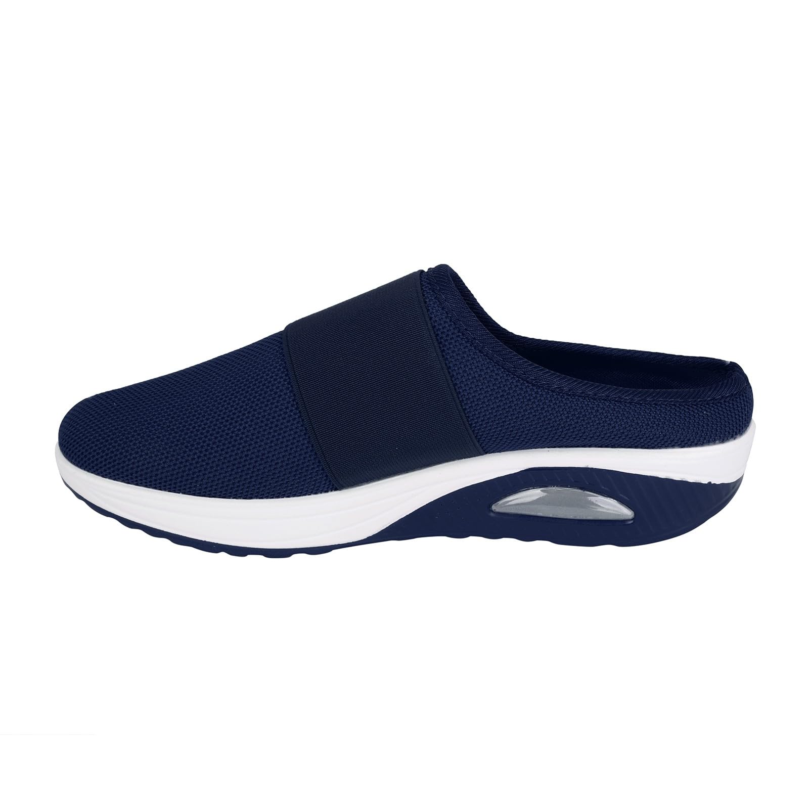 Women's Backless Walking Sneakers & Men's Dress Shoes - Summer Slip-On Casual Loafers, Platform Tennis Shoes for Work, Travel & Daily Wear