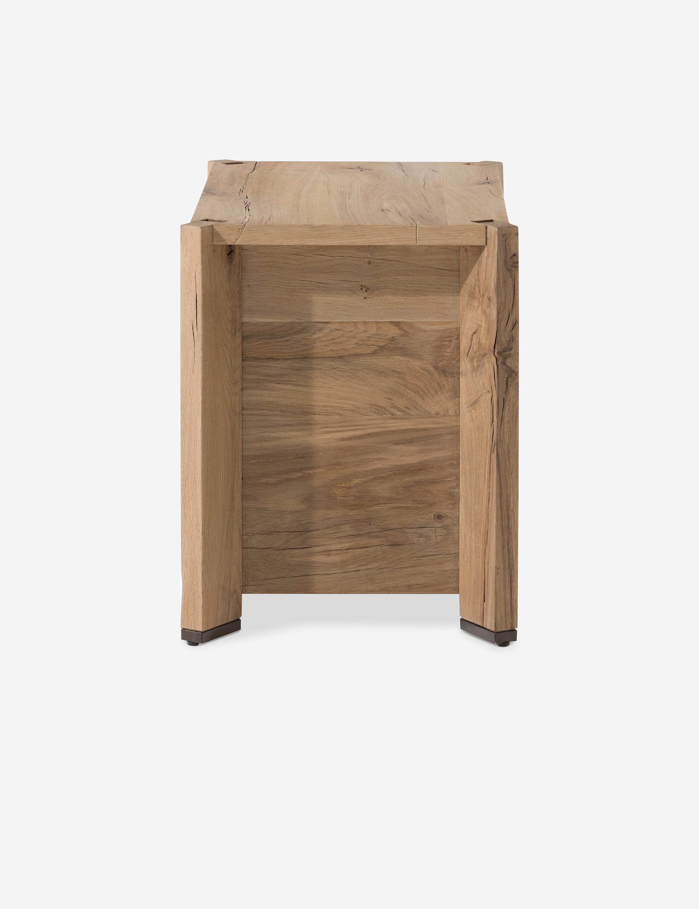 Modern Nightstand with Drawer - Stylish Bedside Table for Bedroom, Living Room & Office - Compact Storage Solution for Small Spaces