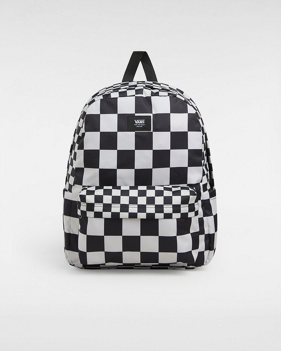 Vans Old Skool Check Black/White Backpack - Stylish Unisex School & Travel Backpack for Students & Commuters