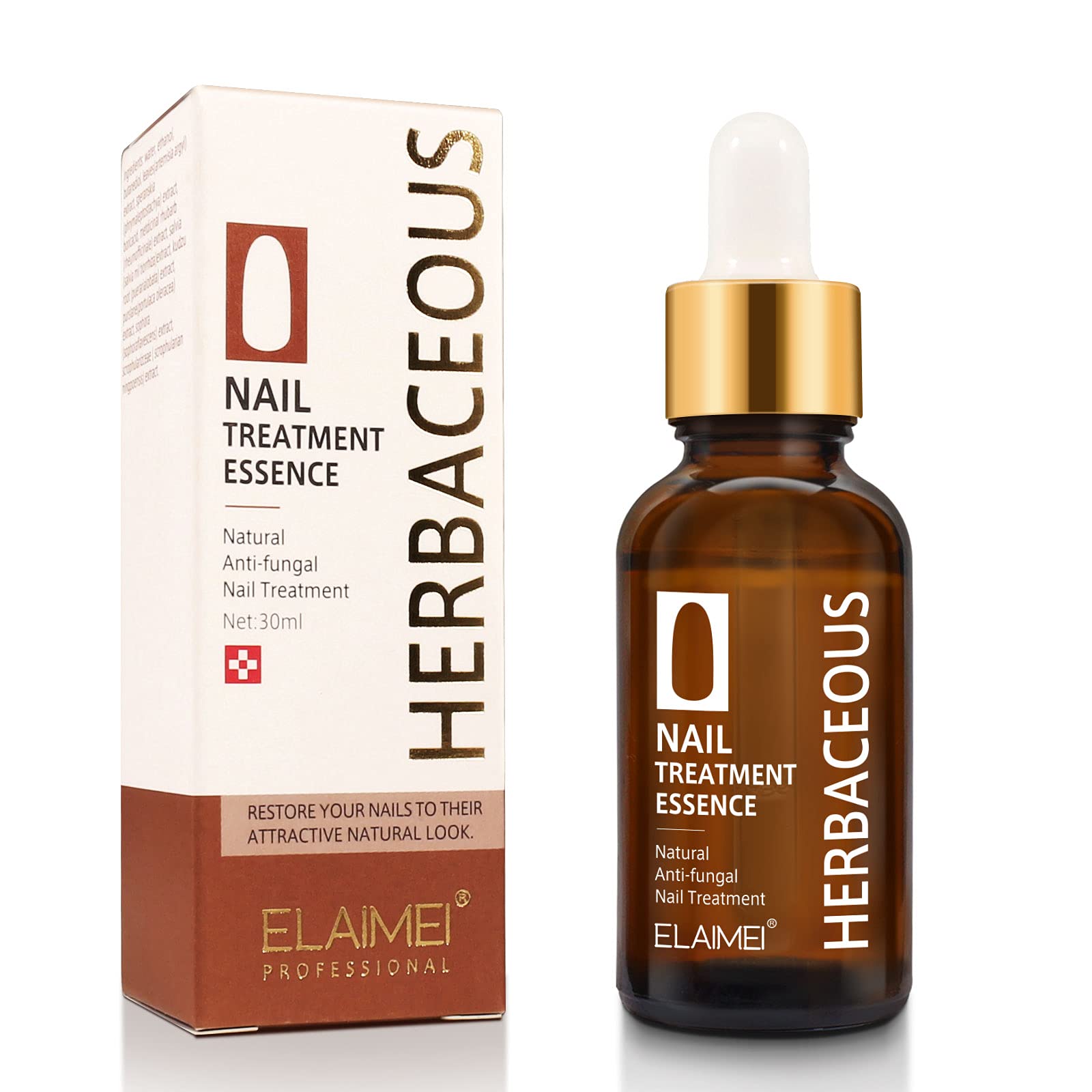Extra Strong Fungal Nail Treatment for Toenails - Anti-Fungus Solution to Repair & Protect Discolored, Brittle & Cracked Nails - Restores & Rehydrates Damaged Nails (30ML) - Ideal for Athletes, Swimmers & Daily Foot Care