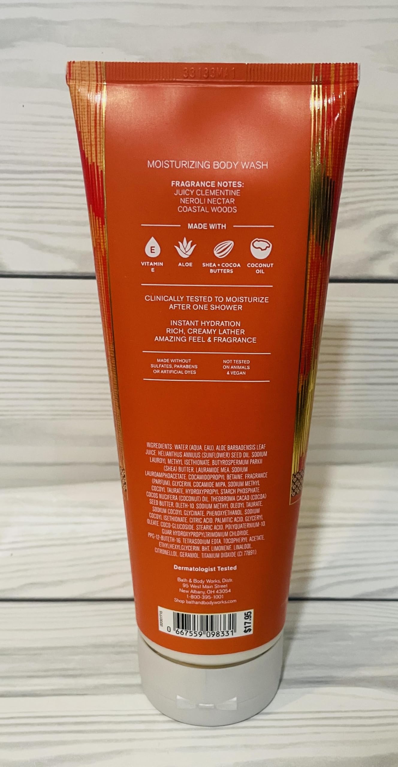 Bath & Body Works Calypso Clementine Moisturizing Body Wash - 10 oz (Pack of 2) | Hydrating Shower Gel with Citrus Scent for Soft Skin | Perfect for Daily Use, Gifts & Spa Days