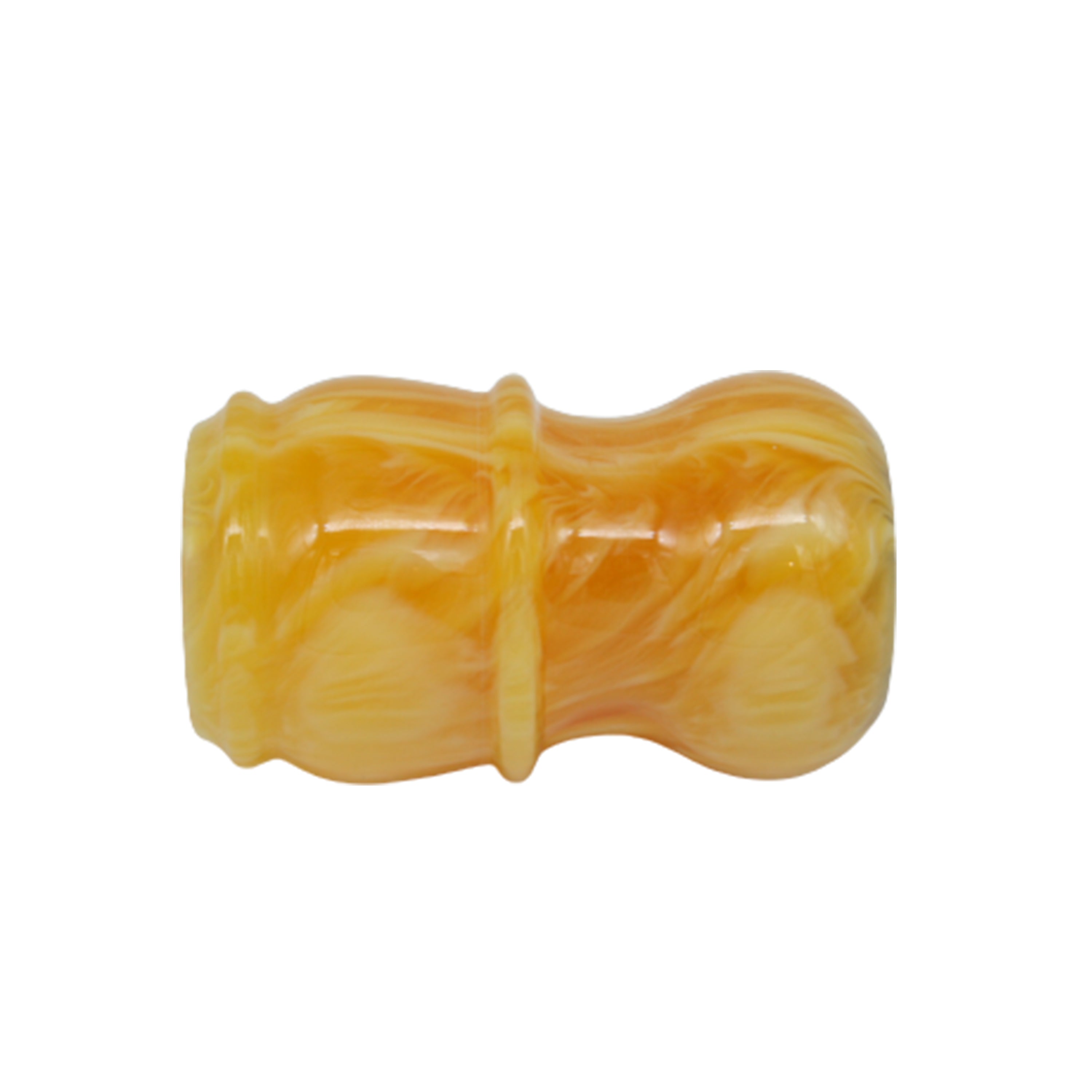 Premium Amber Handmade Shaving Brush Handle for 24mm & 26mm Knots - Luxury Wet Shaving Accessory for Men's Grooming & Barber Shop Use