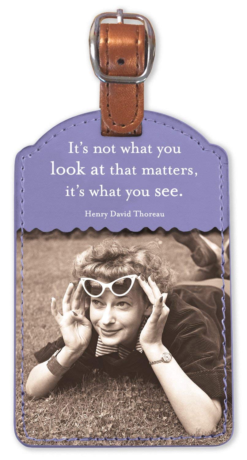 Personalized Inspirational Quote Luggage Tag - Unique Travel Accessory for Suitcases, Bags & Backpacks - Perfect for Airports, Vacations & Business Trips