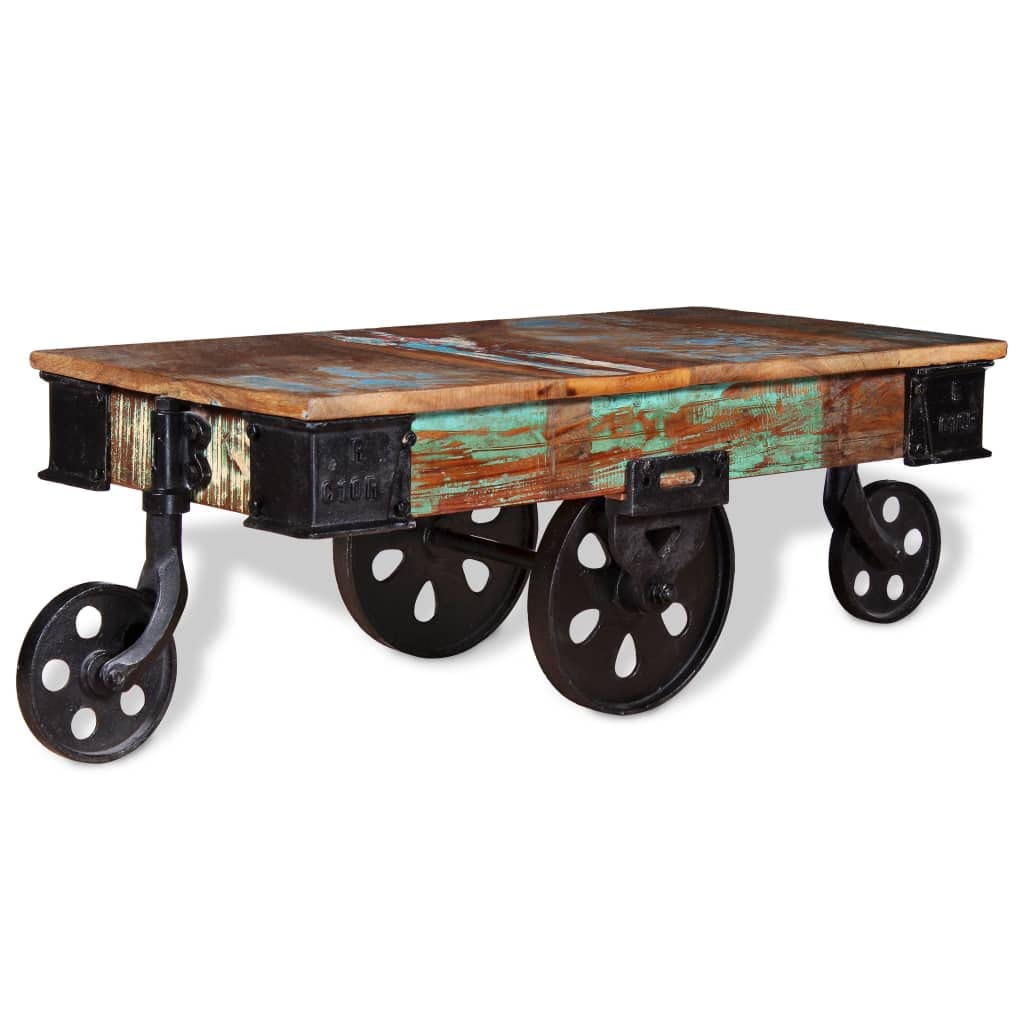 CHARMMA Reclaimed Wood Coffee Table 35.4