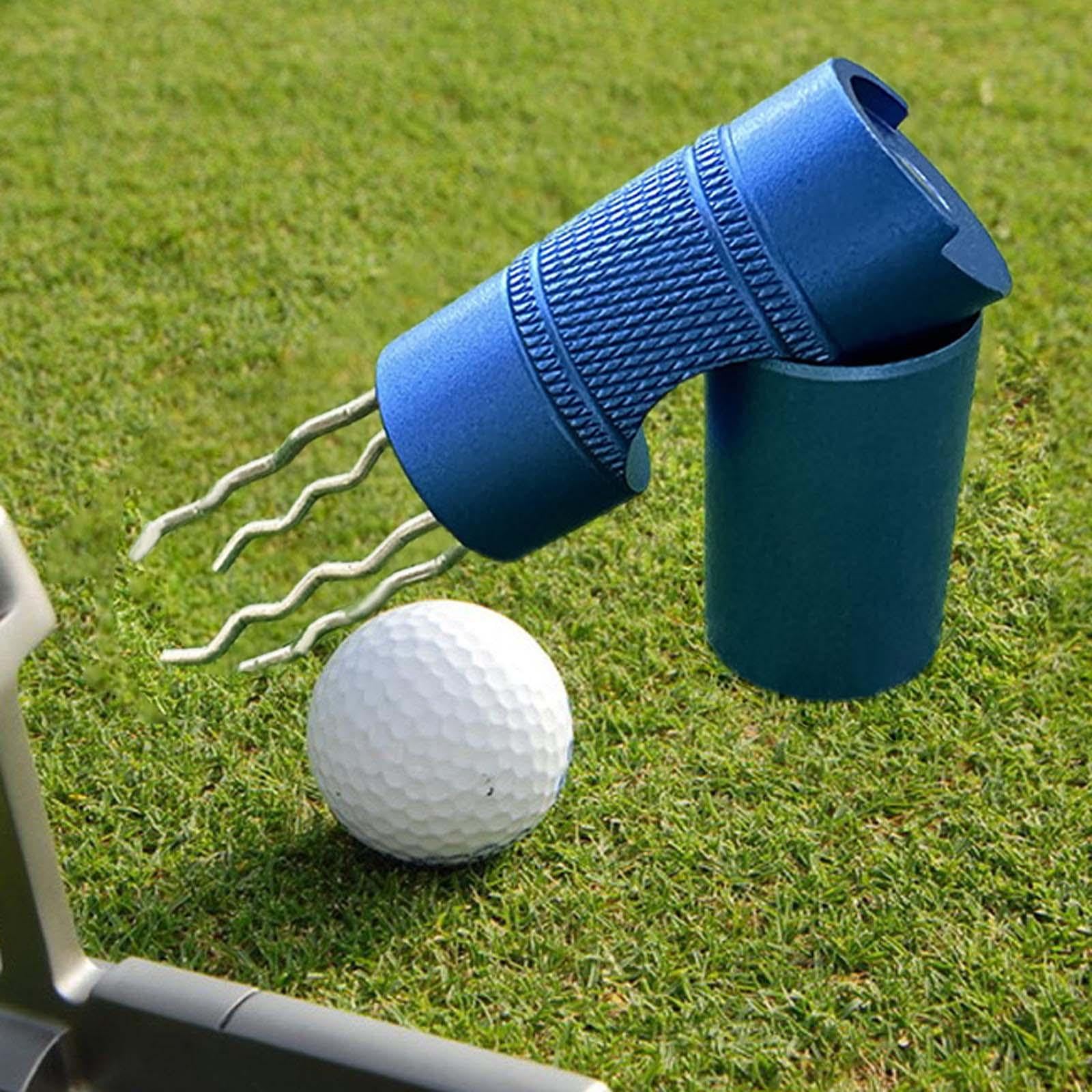 Premium Golf Divot Repair Tool - Durable Putting Green Fork for Golfers | Essential Golf Bag Accessory for Training, Practice & Stadium Use | Perfect for Beginners & Pro Golfers