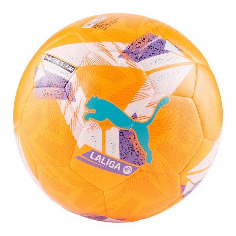 Puma Orbita LaLiga 1 HYB Soccer Ball (Orange) - Official Match Football for Training & Games - Perfect for Practice, Matches, and Gifts