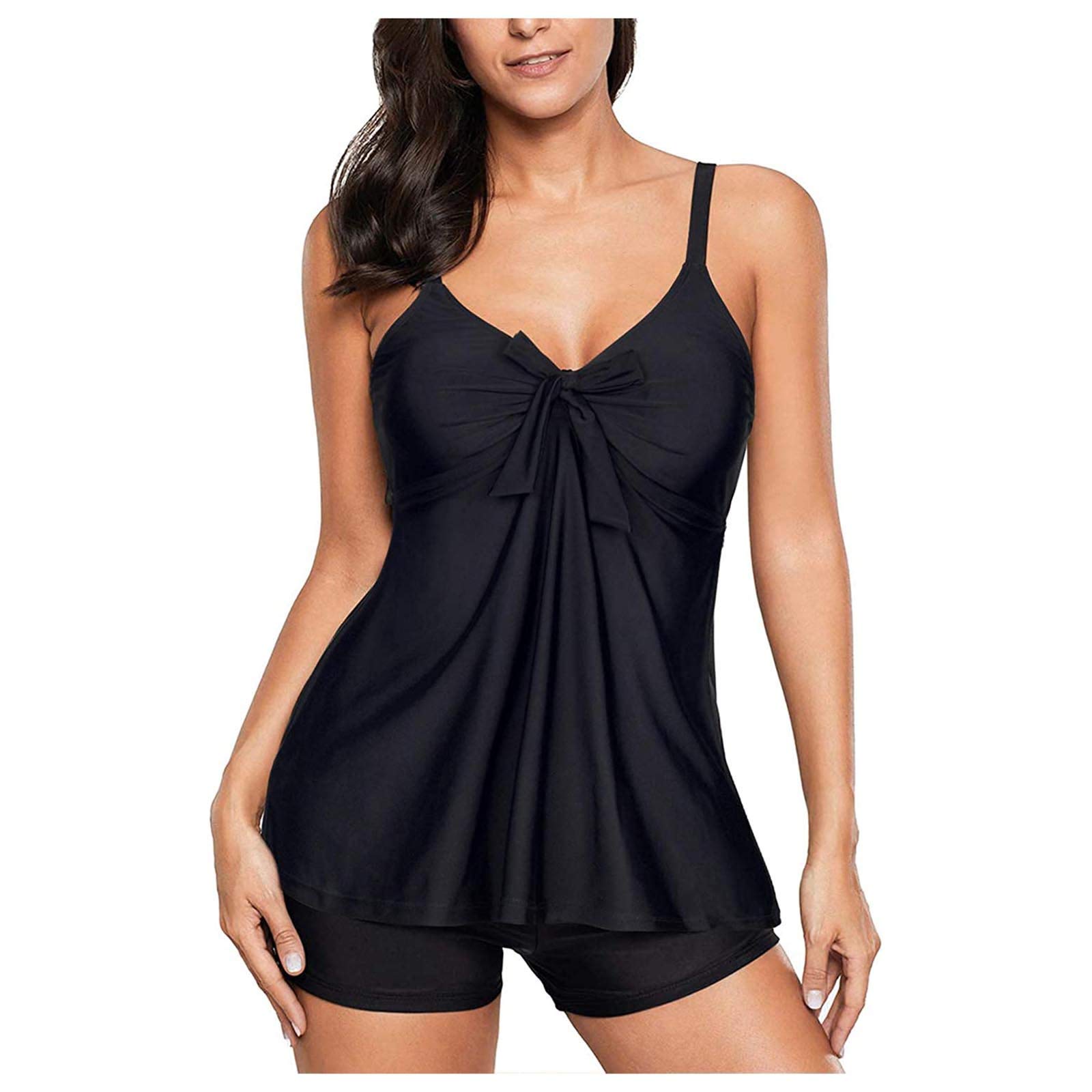 YaYiYa Women's Summer Swimsuit Shorts with Bow - Beach & Pool Wear
