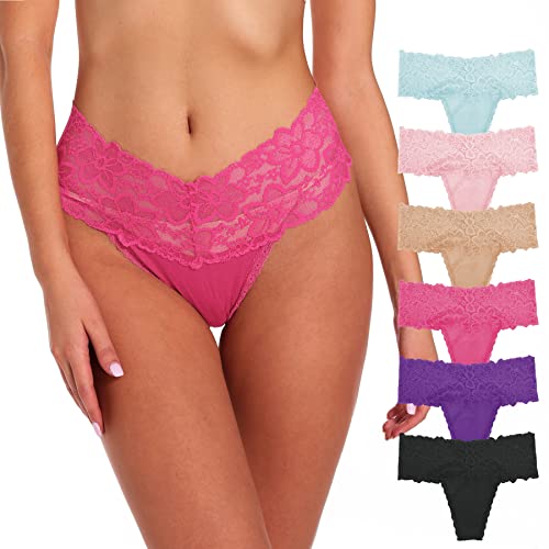 6 Pcs Cotton Thong-c