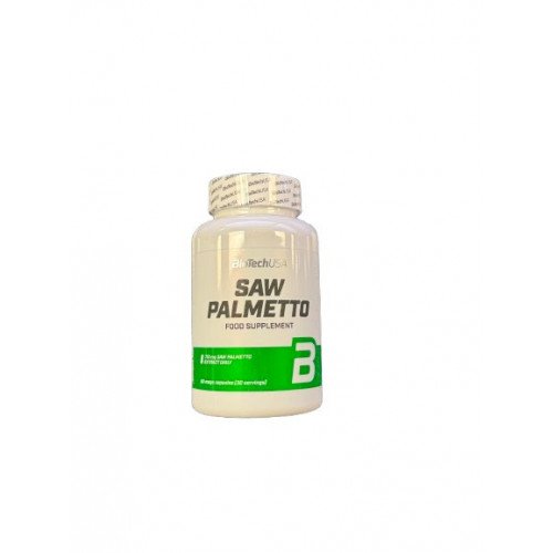 BioTechUSA Saw Palmetto Extract 60 Capsules - Natural Prostate & Hair Growth Support for Men - Daily Supplement for Urinary & Hormonal Health