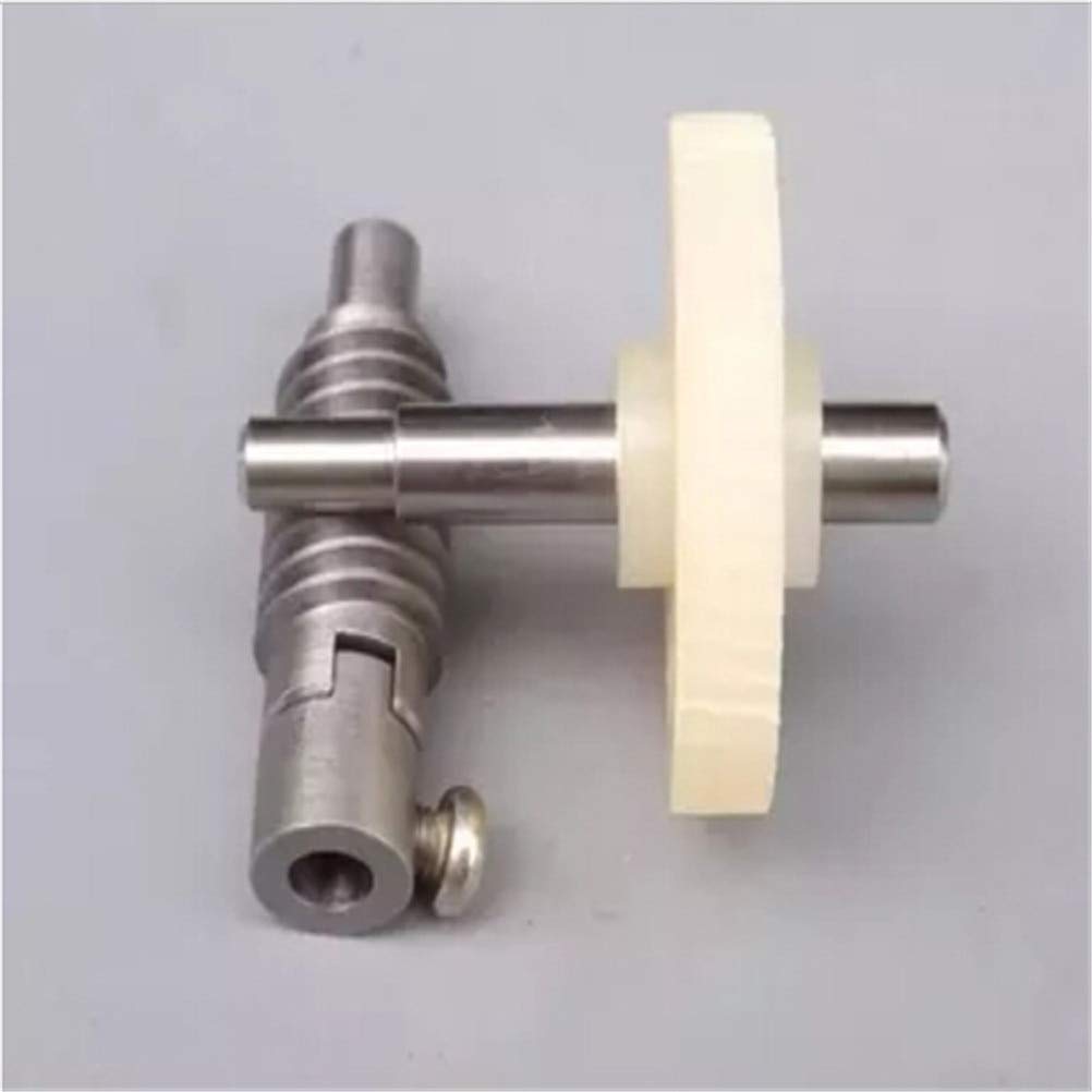 1 Set Plastic Worm Gear & Metal Wheel Speed Reducer Gear Set - DIY Accessories for Robotics, 3D Printers & RC Models | High Torque Reduction Gearbox for Smooth Power Transmission
