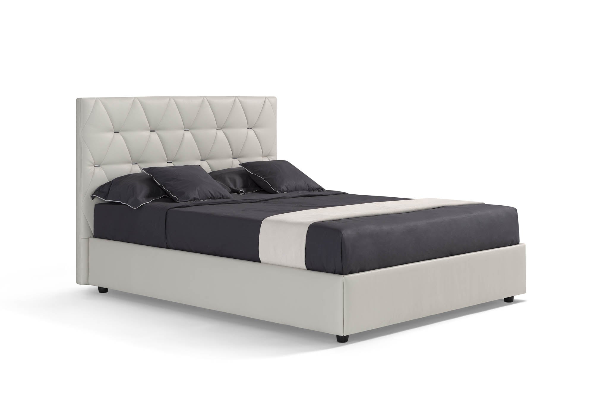 Novaluna Luxury Bed - Premium Italian-Made Bed Frame for Master Bedroom & Guest Room - Elegant & Durable Home Furniture for Modern Bedrooms