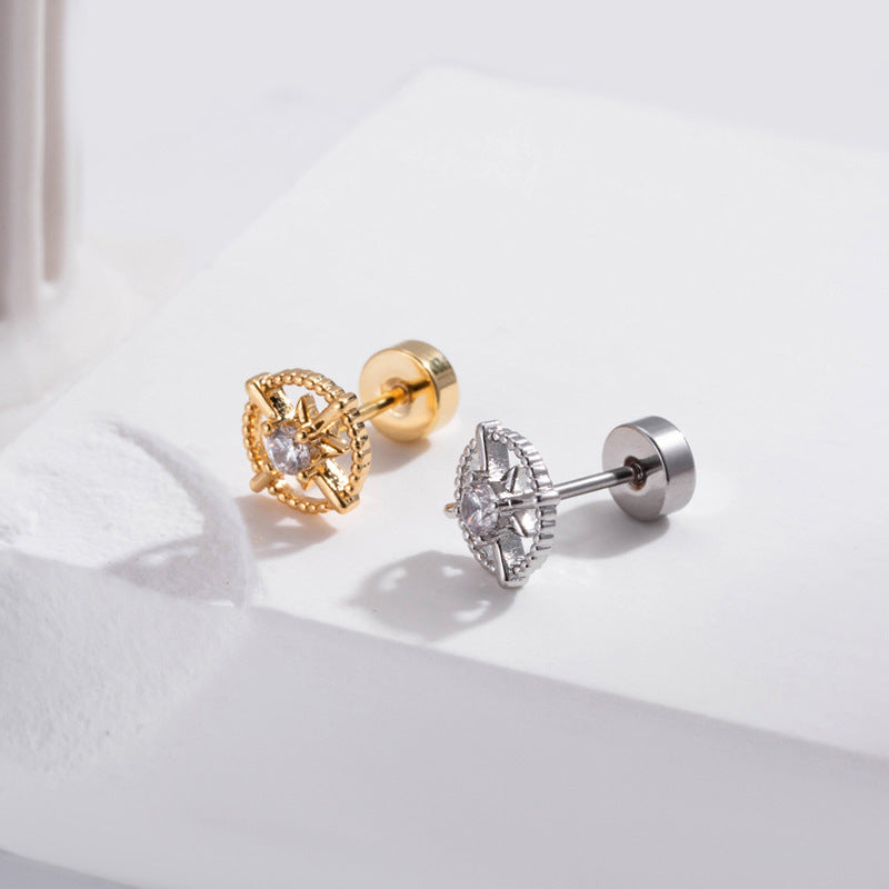 20G Tiny Flat Back Labret Stud - Helix, Daith, Cartilage Piercing Jewelry | Hypoallergenic Surgical Steel Earrings for Men & Women | Perfect for Everyday Wear & Special Occasions