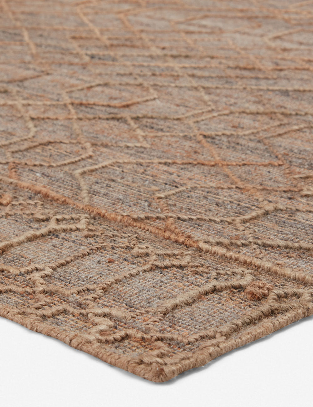 Eco-Friendly Handwoven Jute Blend Area Rug - Natural Fiber Floor Mat for Living Room, Bedroom & Boho Home Decor