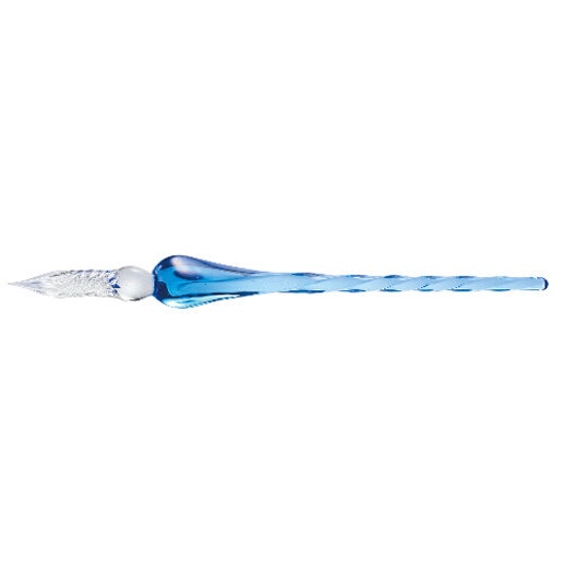 Premium Azonx Glass Dip Pen - Cube Blue Calligraphy Pen for Hand Lettering, Drawing & Art Projects - Perfect for Ink Writing, Sketching & Creative Gifts
