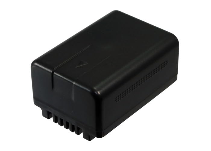 Panasonic VW-VBK180 Replacement Battery - 2000mAh 3.7V Lithium-ion Rechargeable Battery for Panasonic HC-V10/V100/V500/V700 & HDC-HS60/HS80/SD40 Camcorders - Perfect for Travel Vlogging & Extended Recording Sessions