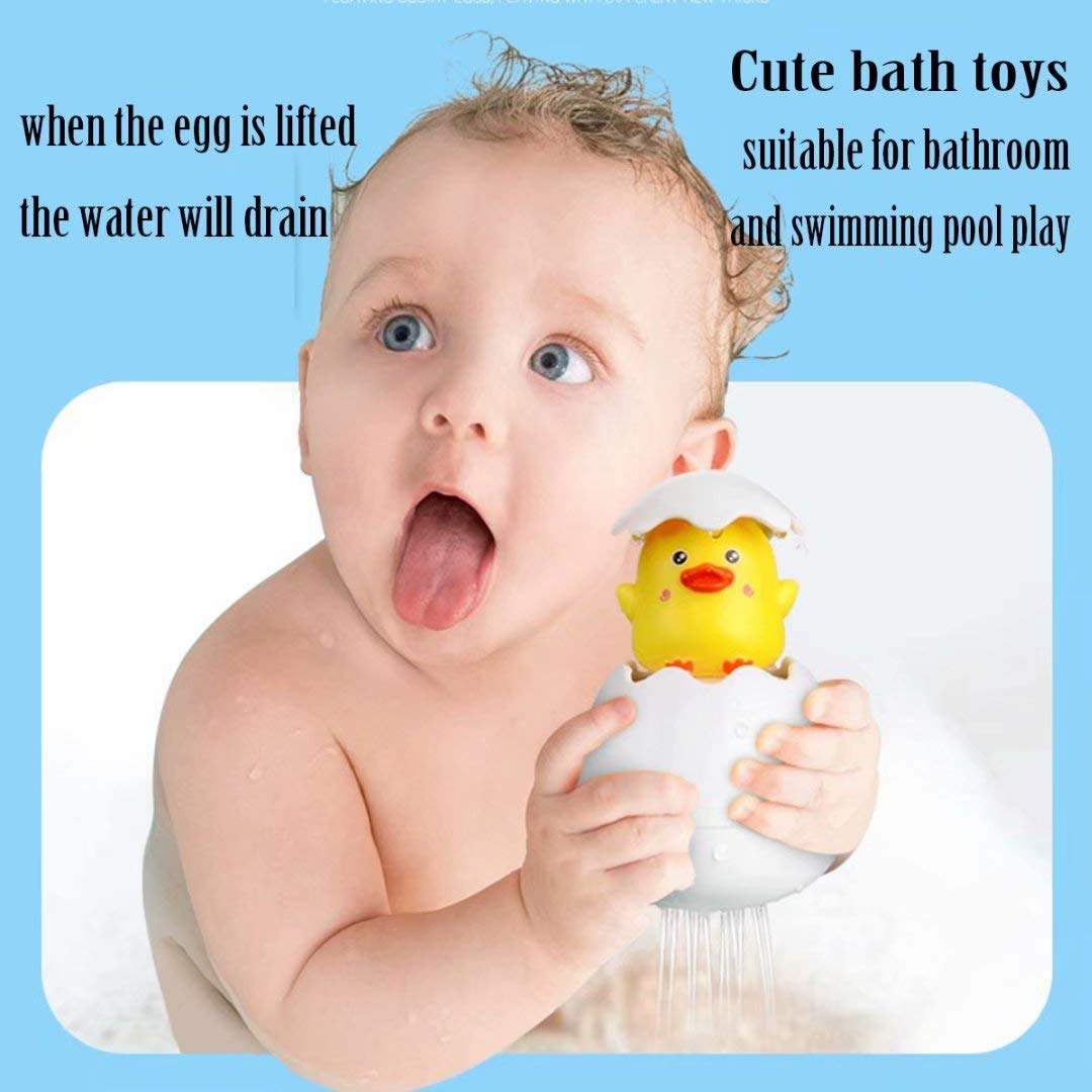 Dinosaur Baby Bath Toys - Fun Hatching Egg Bathtub & Pool Toys for Toddlers - Easter Gifts for Kids - Perfect for Bath Time, Pool Parties & Easter Egg Hunts