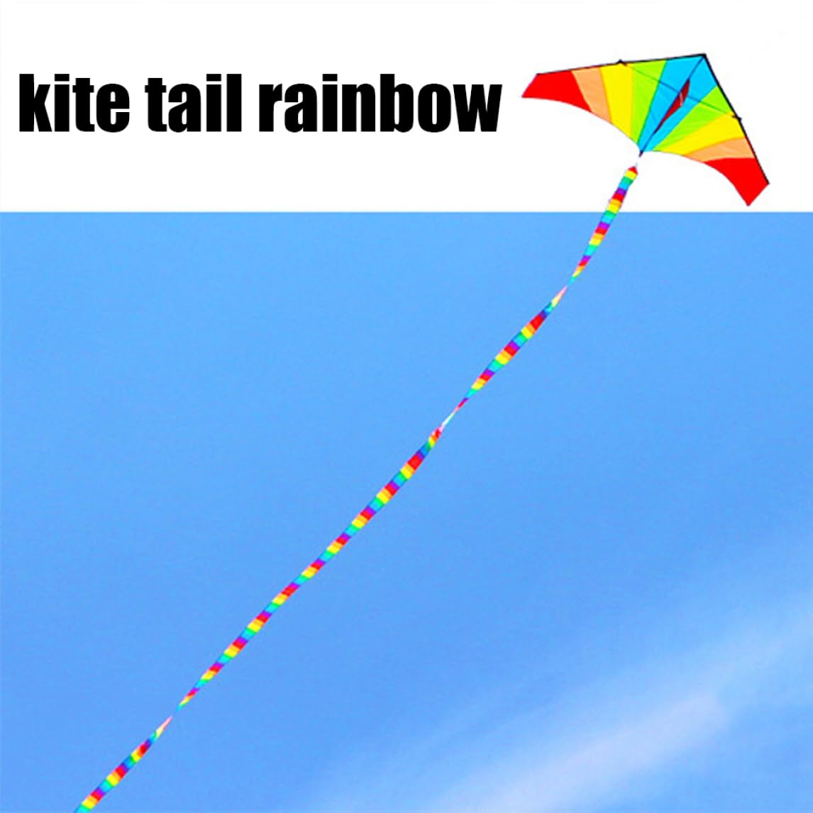Colorful 10m Chemical Fiber Kite Streamer - Durable & Lightweight for Outdoor Kite Flying, Beach Parties, and Park Adventures | Perfect for Kids and Adults