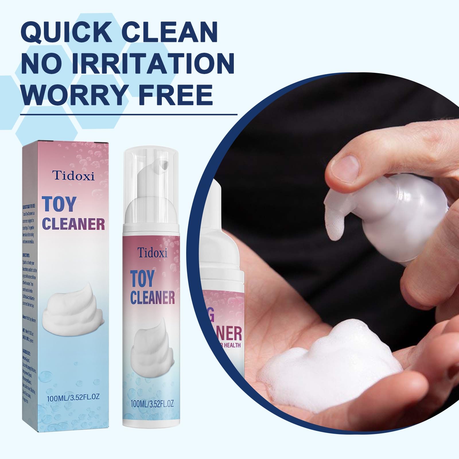 Fresh Foaming Toy Cleaner - Safe & Effective Cleaning Solution for Kids' Toys | Perfect for Plastic, Rubber & Silicone Toys | Use at Home, Daycare or Playrooms