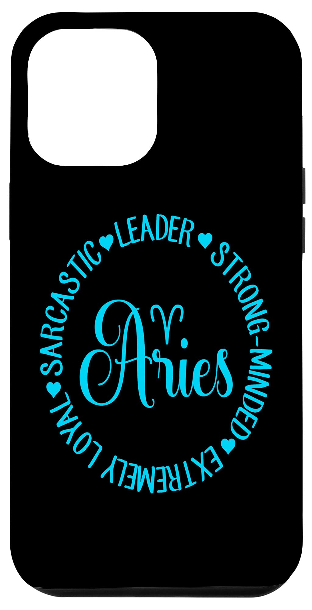 iPhone 12 Pro Max Horoscope Astrology Zodiac Aries Phone Case - Perfect for Daily Use, Gift Giving & Astrology Enthusiasts