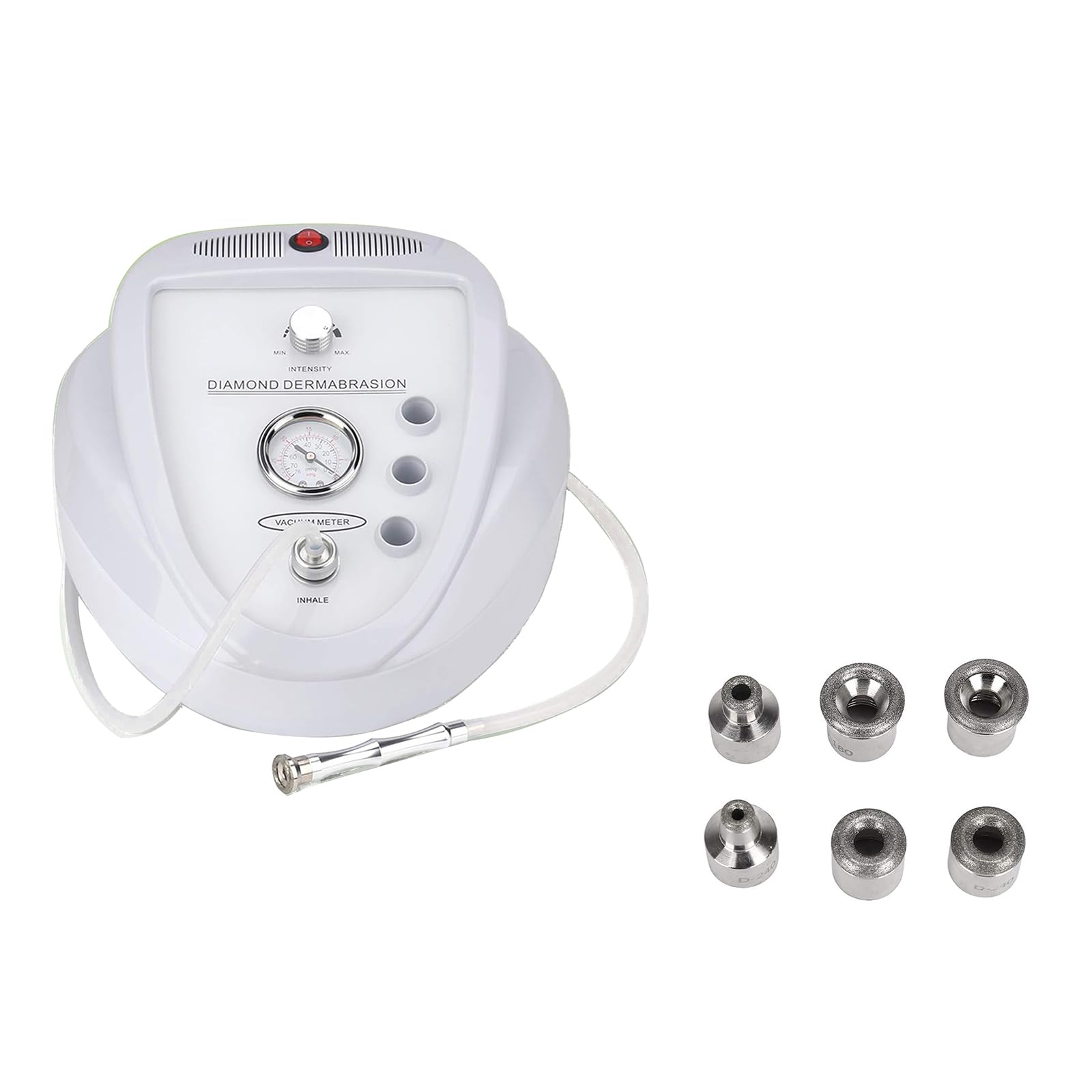 Professional Diamond Microdermabrasion Machine - Mcwdoit 65-68cmHg Suction Power for Skin Peeling, Rejuvenation & Tightening | At-Home Facial Beauty Device for Anti-Aging & Blackhead Removal | Perfect for Spa, Salon & Personal Skincare Routine
