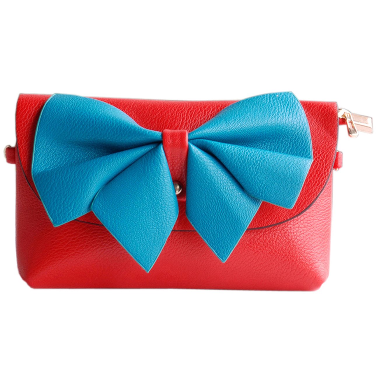 Stylish Colorful Leatherette Clutch Shoulder Bag for Women - Fashionable Crossbody Purse for Casual Outings, Parties & Date Nights