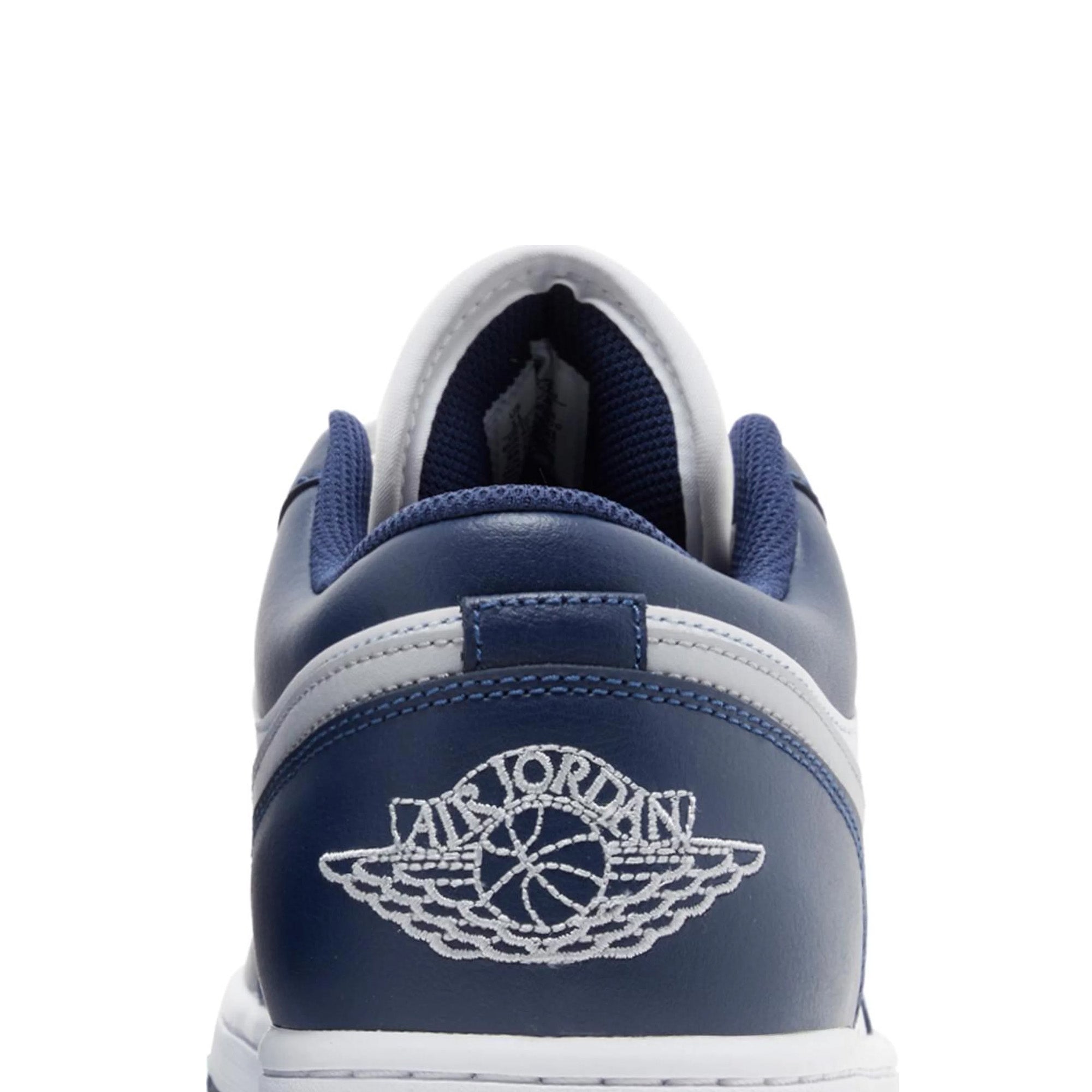 Air Jordan 1 Low 'Wolf Grey Midnight Navy' Sneakers (2024) - Men's Basketball Shoes for Casual Wear & Street Style