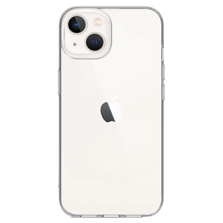 QDOS HYBRID Transparent Case for iPhone 13 - Slim Protective Cover with Shock Absorption | Perfect for Everyday Use, Outdoor Activities & Travel