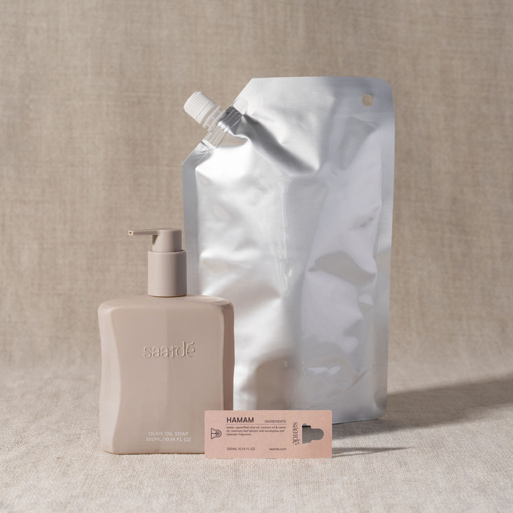 Hamam Hand & Body Wash Refill - 900ml | Natural & Moisturizing | Perfect for Home, Gym & Travel Use