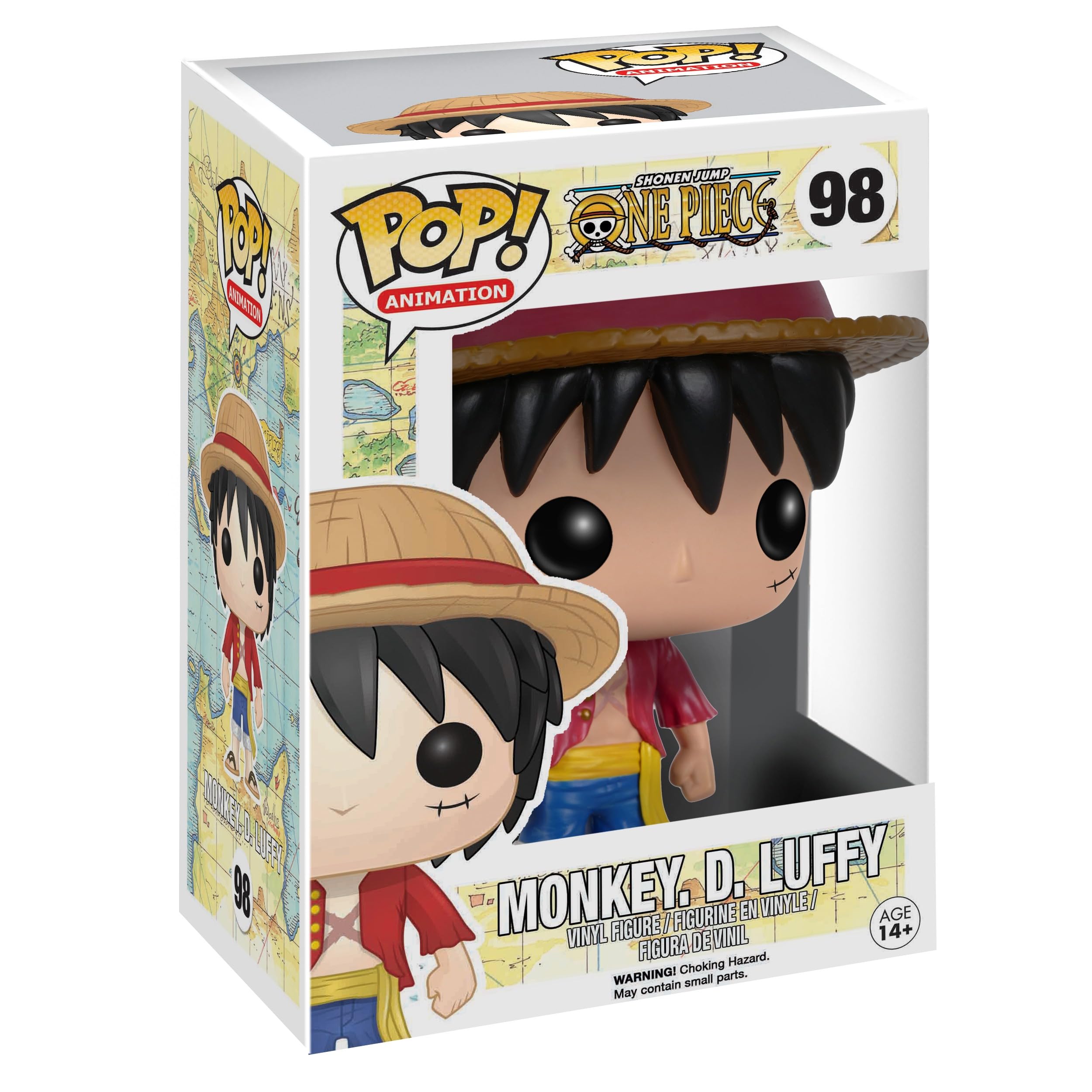 Funko POP Anime: One Piece Monkey D. Luffy Action Figure Collectible Toy - Multicolor - Perfect for Anime Fans, Collectors & Home Office Decor