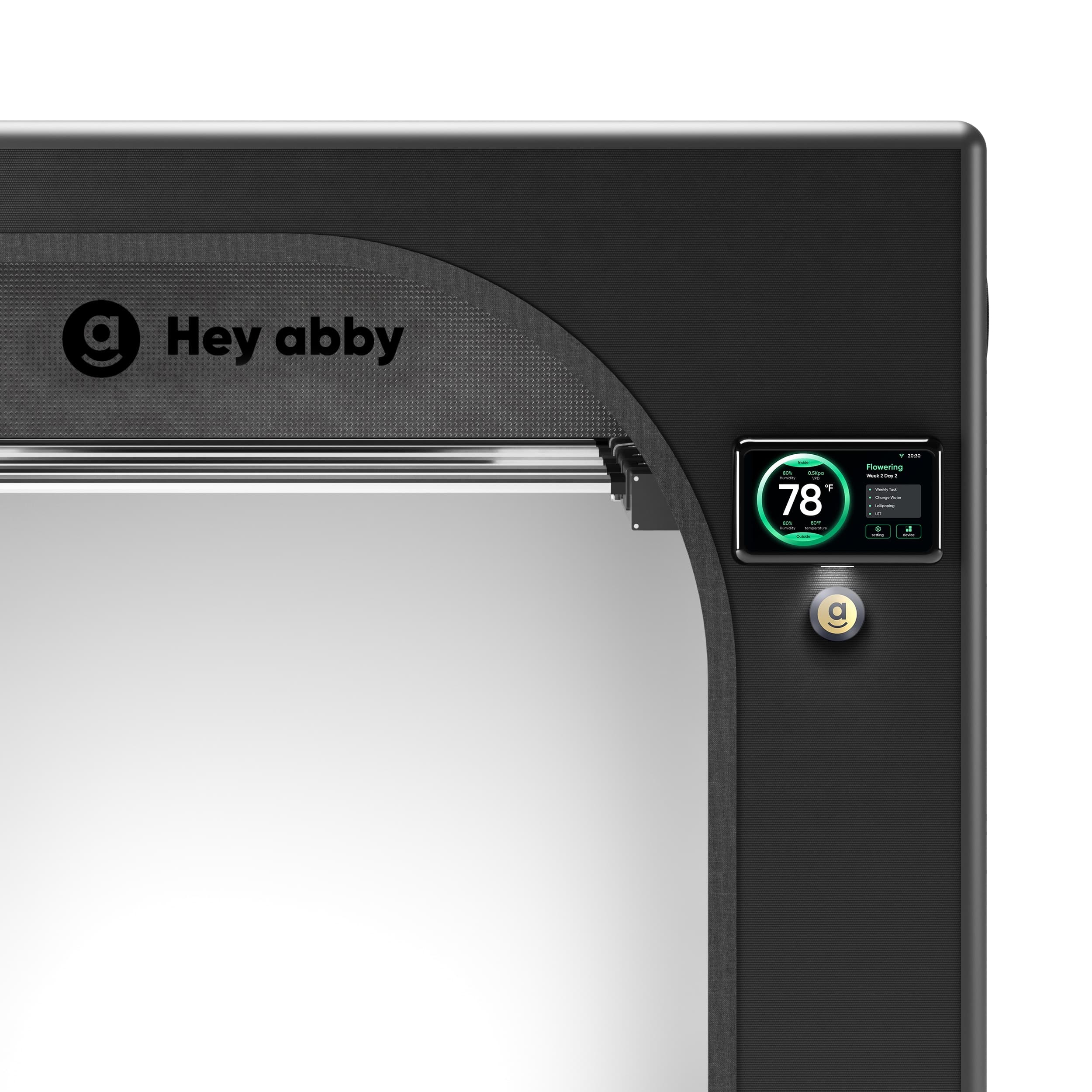 Hey abby GrowMate Next Gen Indoor Hydroponic Grow System - Perfect for Home Gardening, Herbs, Vegetables & Flowers - Ideal for Small Spaces & Beginners