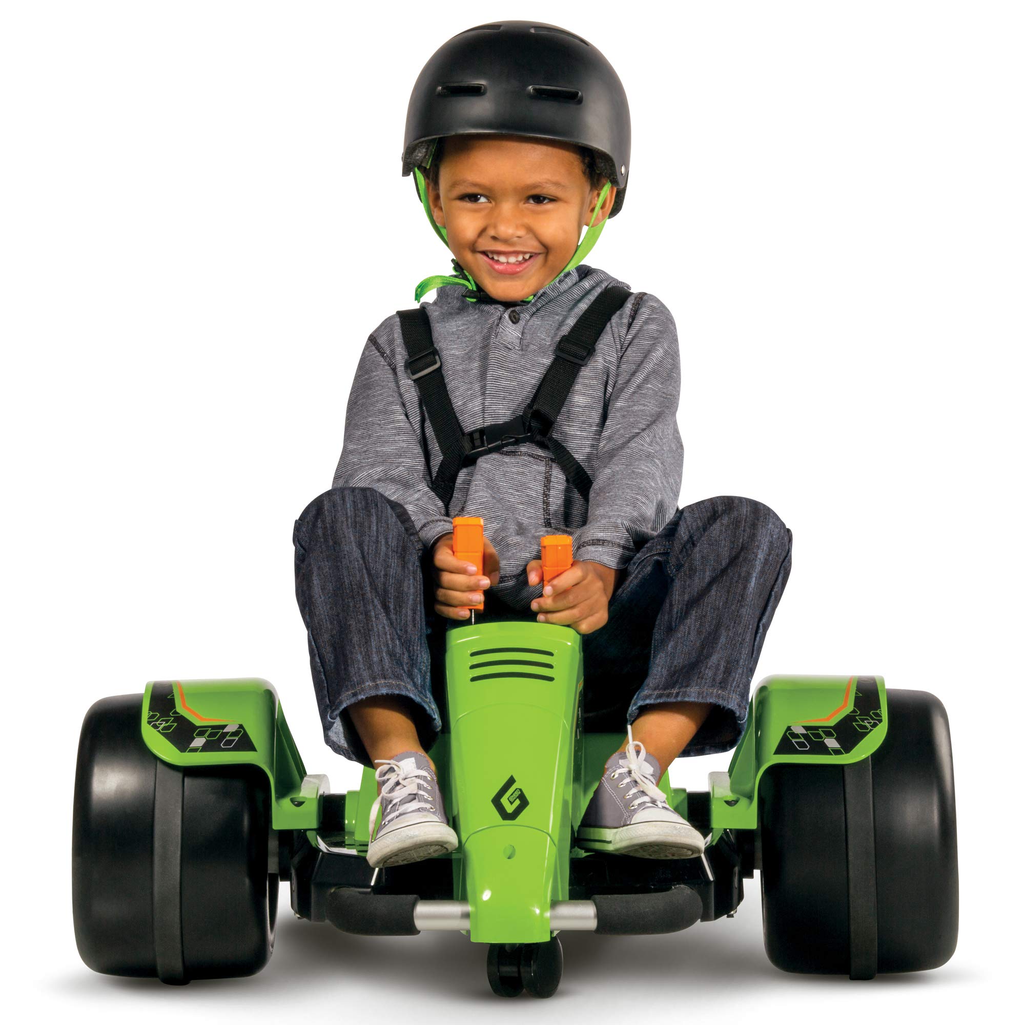 Huffy Green Machine Electric Ride On Toy for Kids - 12V Battery-Powered Ride-On Car with Parental Remote Control - Perfect for Outdoor Play, Backyard Fun, and Birthday Gifts