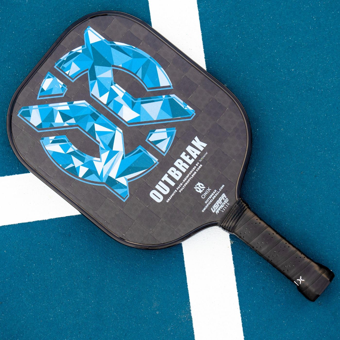 Premium ONIX Outbreak Pickleball Paddle - Woven Carbon Fiber Construction for Enhanced Touch, Control & Durability | Perfect for Competitive Play & Recreational Games