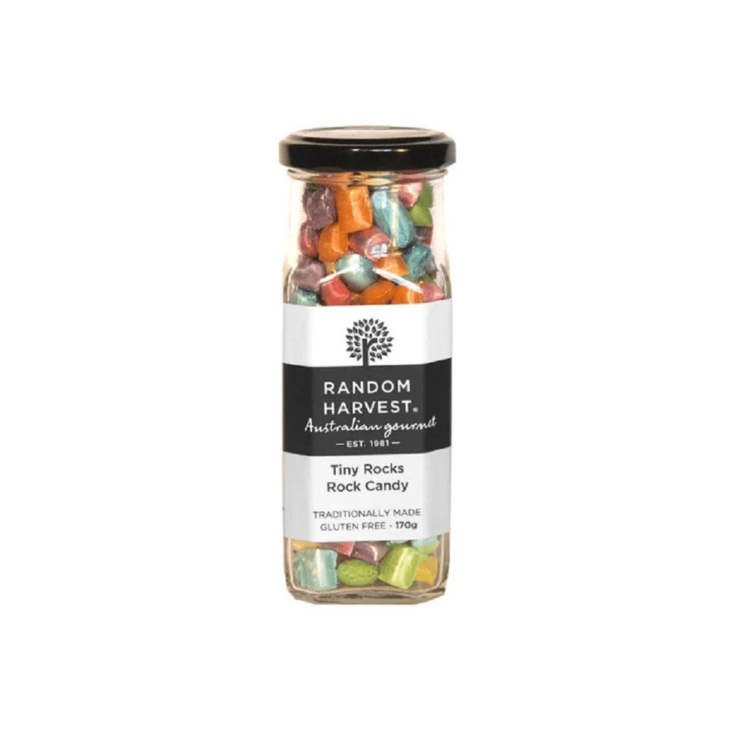 Random Harvest Rock Candy 170g - Natural Crystallized Sugar Tiny Rocks - Perfect for Coffee Sweetener, Baking Decorations & Party Favors