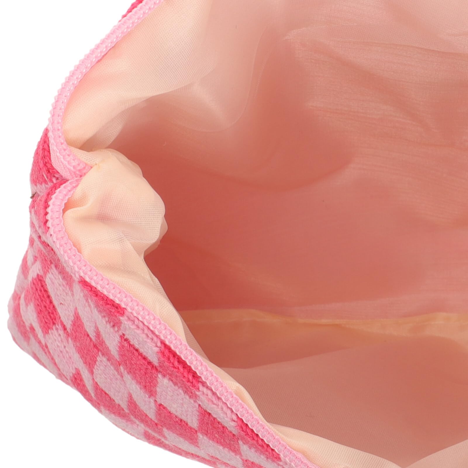 Healvian Portable Tampon & Sanitary Napkin Bag - Pink Small Cosmetic Pouch for Women | Perfect for Travel, Gym, Work & Nursing Essentials Storage | Compact Makeup & Feminine Care Organizer