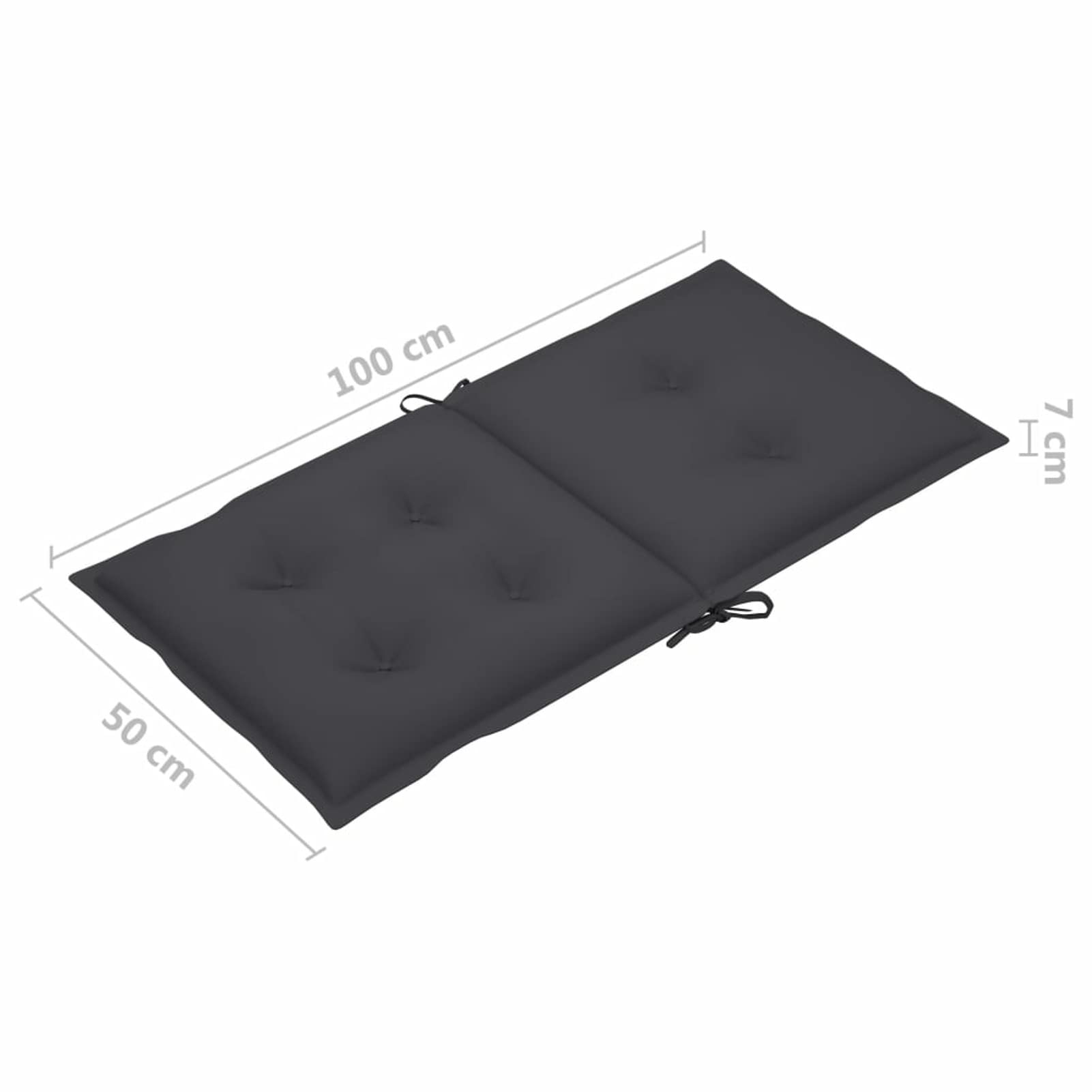 Gecheer 4-Piece Outdoor Chair Cushions Set 39.4