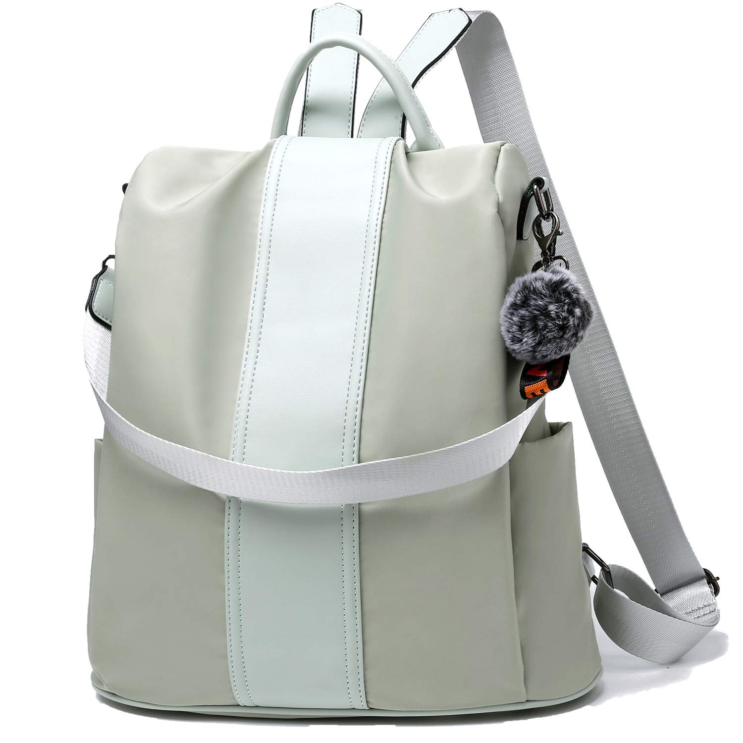 Stylish TcIFE Anti-Theft Nylon Backpack Purse for Women - Versatile School Bag, Shoulder Bag & Handbag - Perfect for Work, Travel & Daily Commute