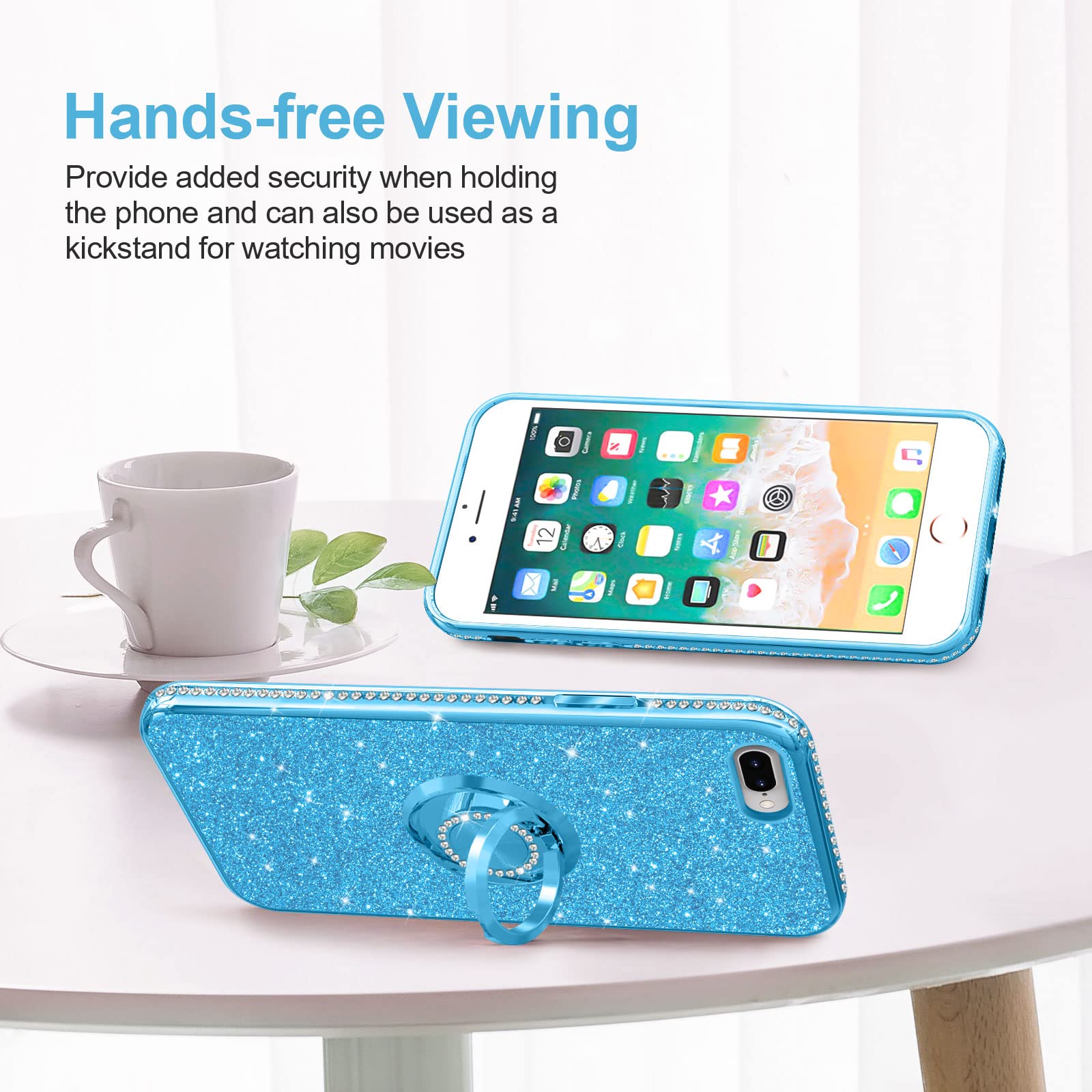 Elegant Sparkle Diamond Phone Case for iPhone 7 Plus/8 Plus (5.5