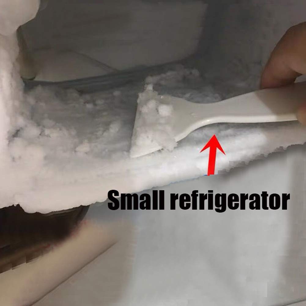 3-Pack Plastic Ice Scraper & Snow Remover - Heavy Duty Freezer Frost Shovel for Refrigerator, Car Windshield & Sidewalk Cleaning - Perfect for Winter Home & Auto Maintenance
