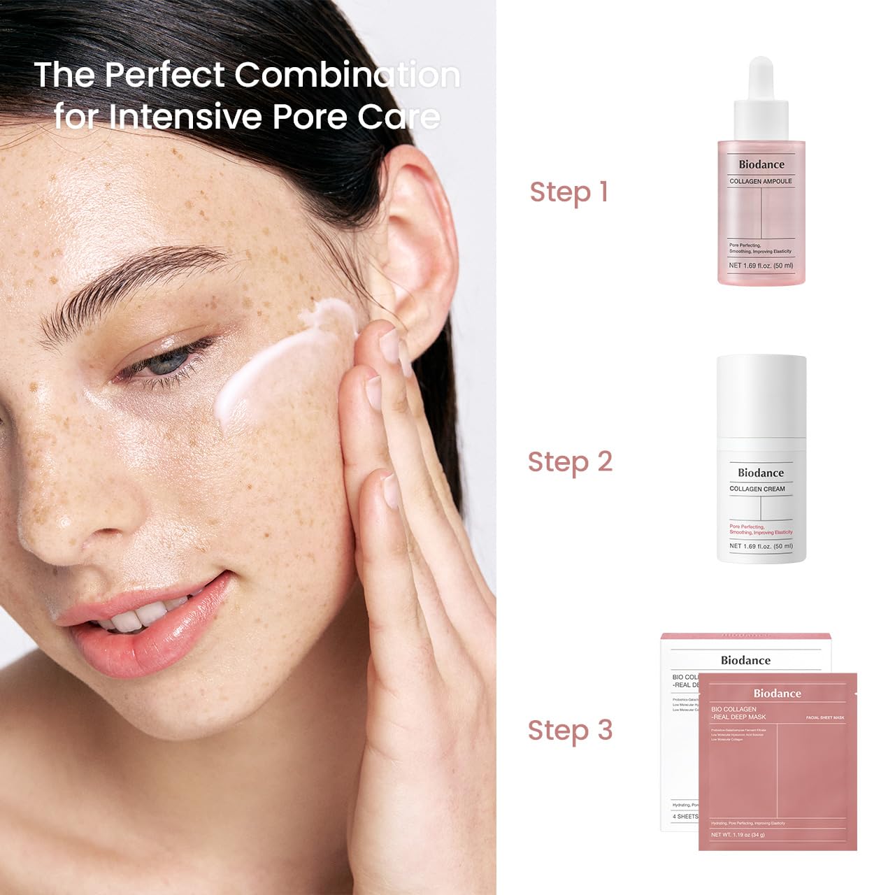 BIODANCE Collagen Cream - Anti-Aging Firming Facial Moisturizer with Hyaluronic Acid & Mineral Water for Wrinkles & Hydration | 1.69 fl.oz (50ml) | Day & Night Cream for Dry, Sensitive & Mature Skin
