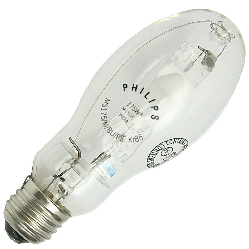 7130 HID Lamps - Philips MS175MB UPS12PK 12-Pack High Intensity Discharge Bulbs for Warehouse Lighting, Stadium Lights and Industrial Facilities