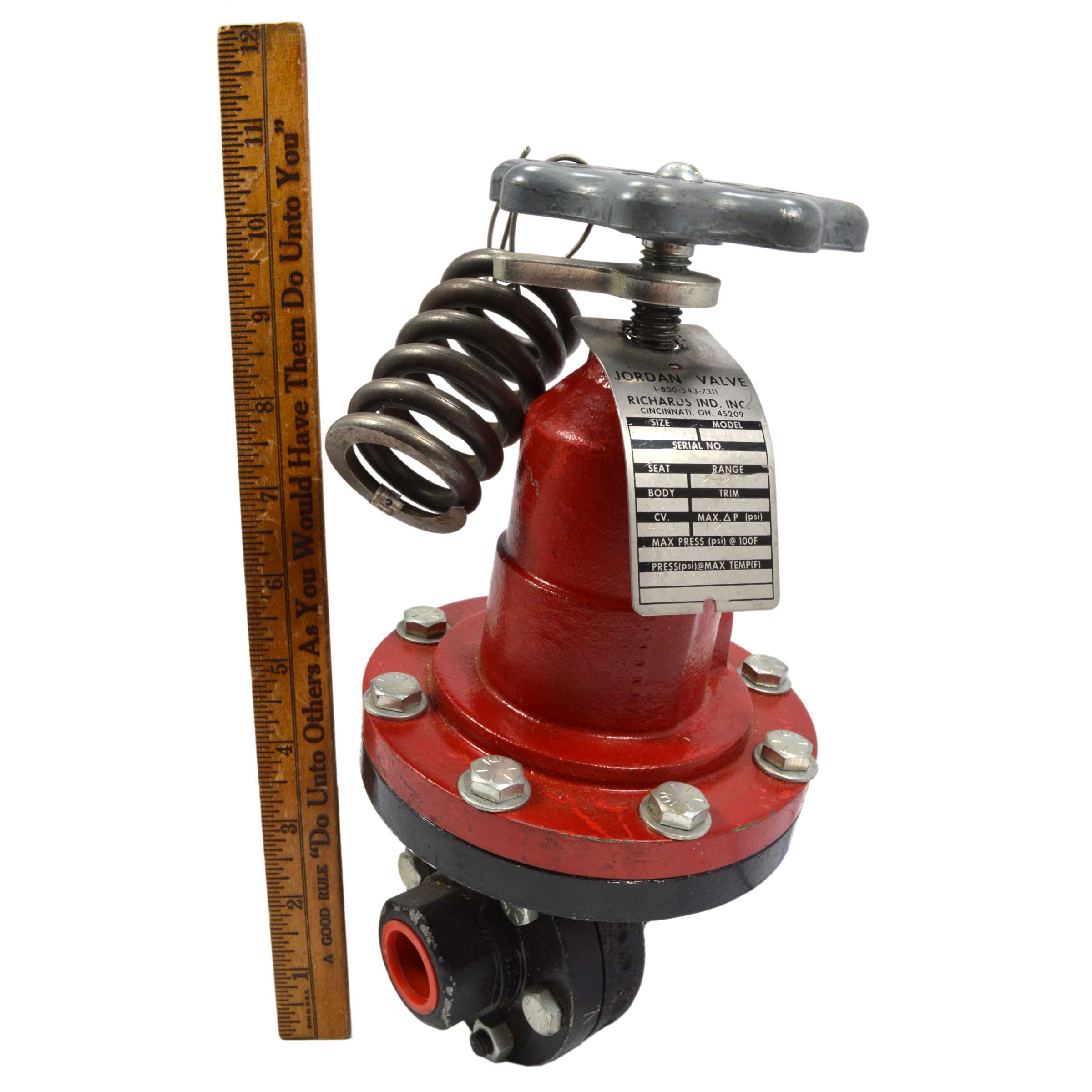 New/Never Used JORDAN VALVE Model MK60H, 3/4 Inch by RICHARDS INDUSTRIES INC with Handwheel - Perfect for Industrial Plumbing, Water Systems & HVAC Applications