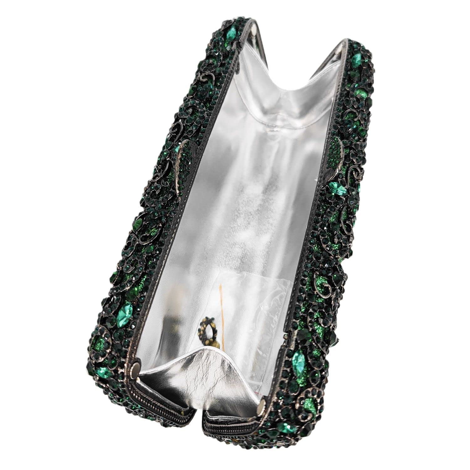 Elegant Rhinestone Crystal Clutch Purse for Women - Sparkling Bling Evening Bag for Formal Parties, Weddings & Special Occasions | Small Handbag for Prom, Gala & Cocktail Events