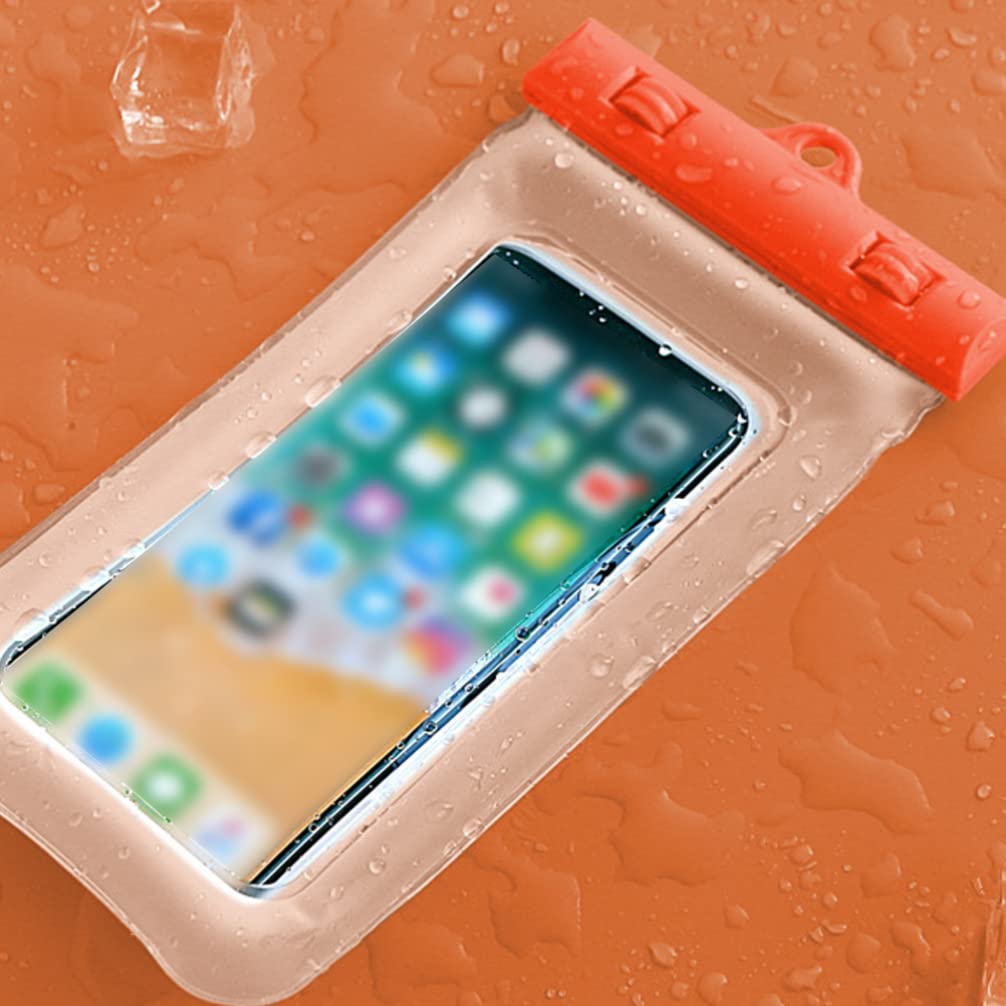 BESPORTBLE Clear Waterproof Phone Pouch - Credit Card Holder Case for Swimming, Beach & Outdoor Activities | Underwater Phone Protector Bag with Hanging Strap for iPhone & Samsung