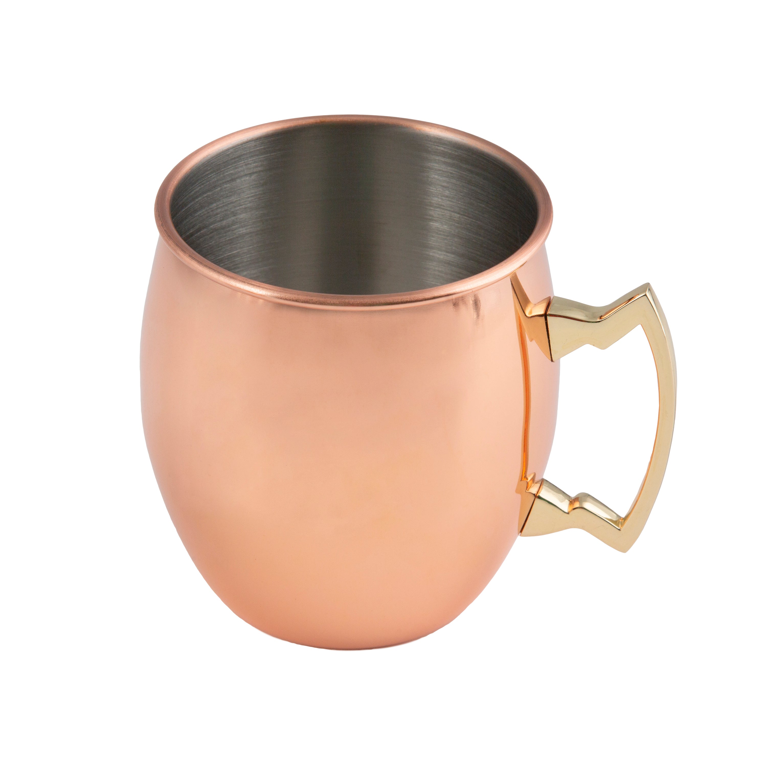 Premium Copper Moscow Mule Mugs Set of 4 - 18oz Hammered Copper Cups with Insulated Handles - Perfect for Cocktails, Iced Drinks & Home Bar Entertaining
