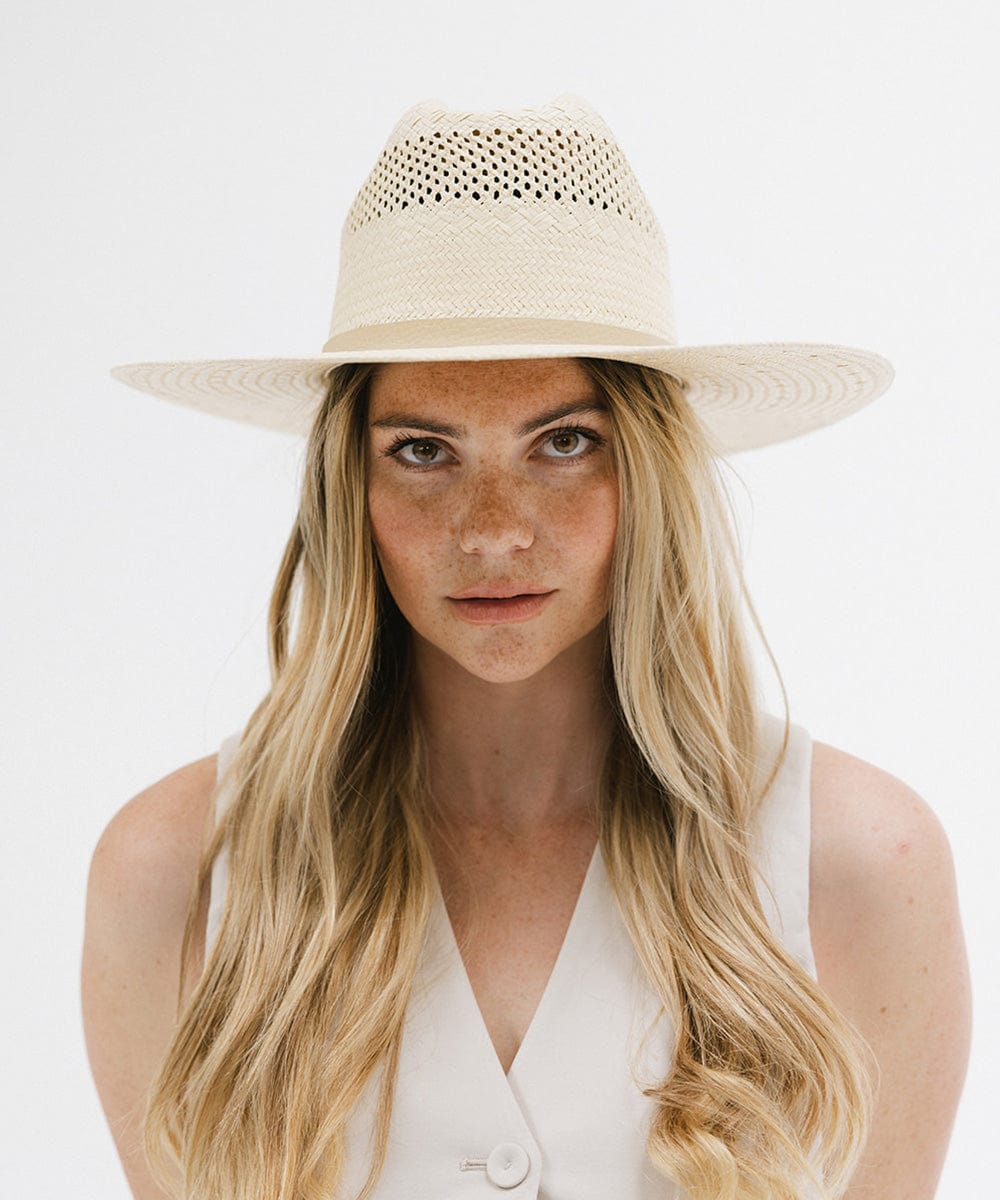 Authentic Clark Cattleman Straw Cowboy Hat for Men & Women - Western Style Sun Protection for Outdoor, Rodeo, and Country Events