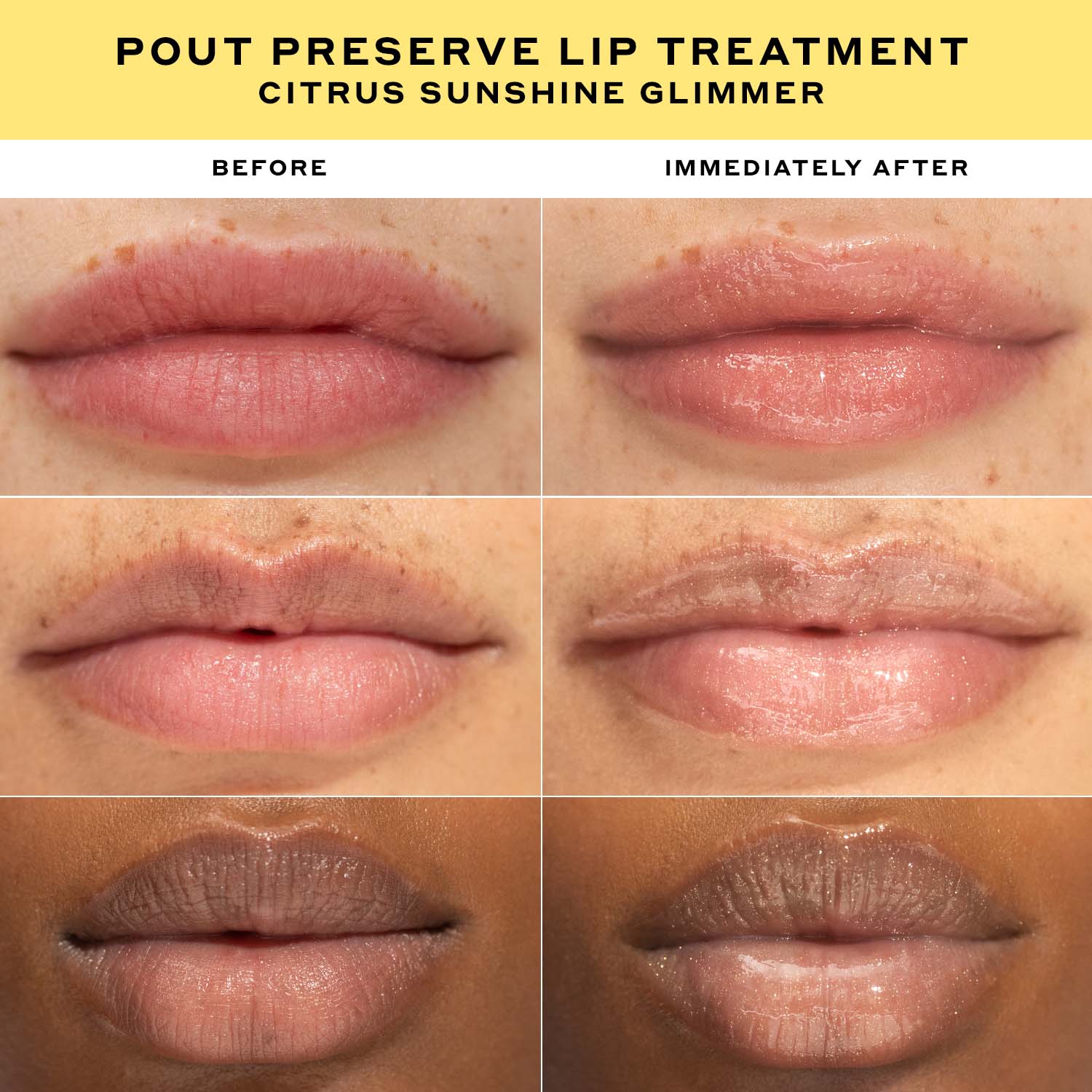 Pout Preserve Peptide Lip Treatment Glimmers - Hydrating Lip Balm with Collagen & Hyaluronic Acid for Soft, Plump Lips | Perfect for Daily Moisture & Night Care